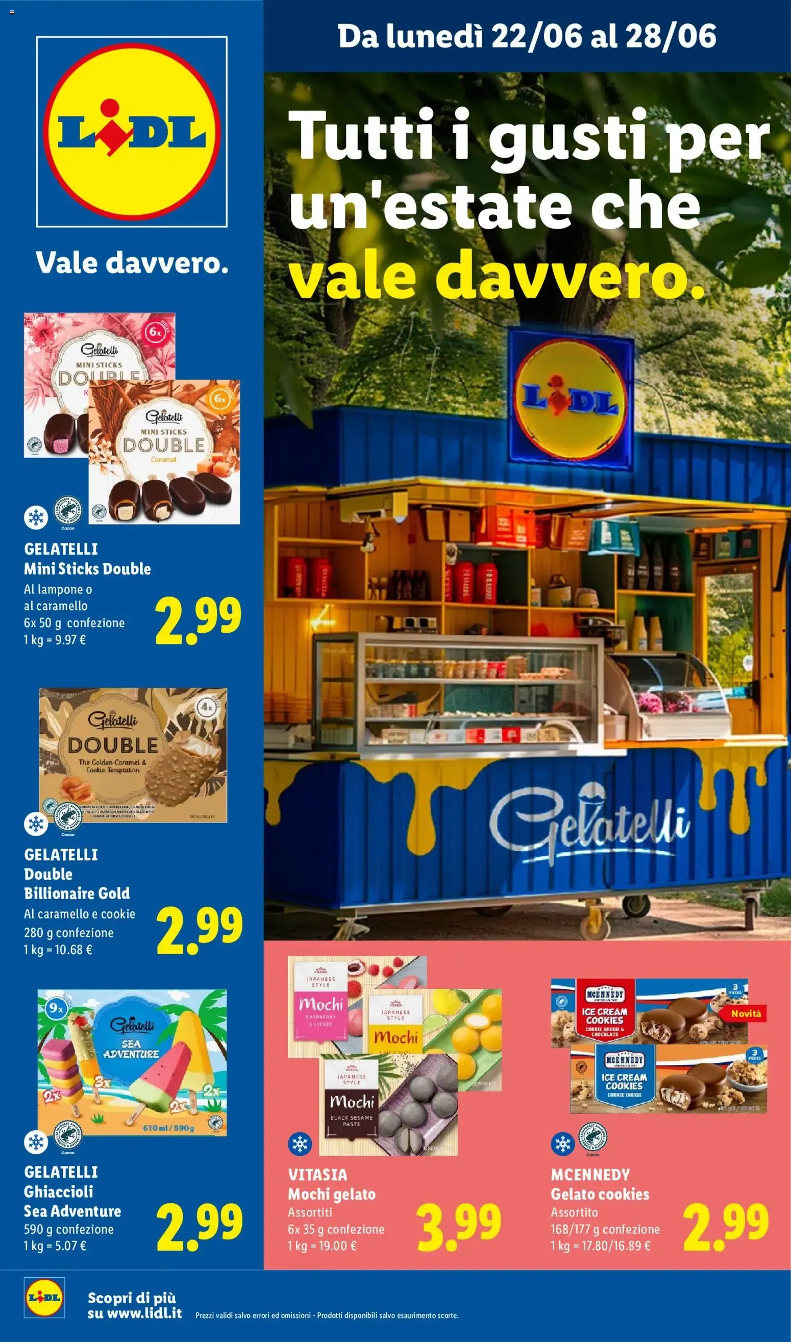 Tutti i gusti per un'estate che vale davvero. da 22 giugno a 28 giugno di 2026 - Pagina del volantino 1