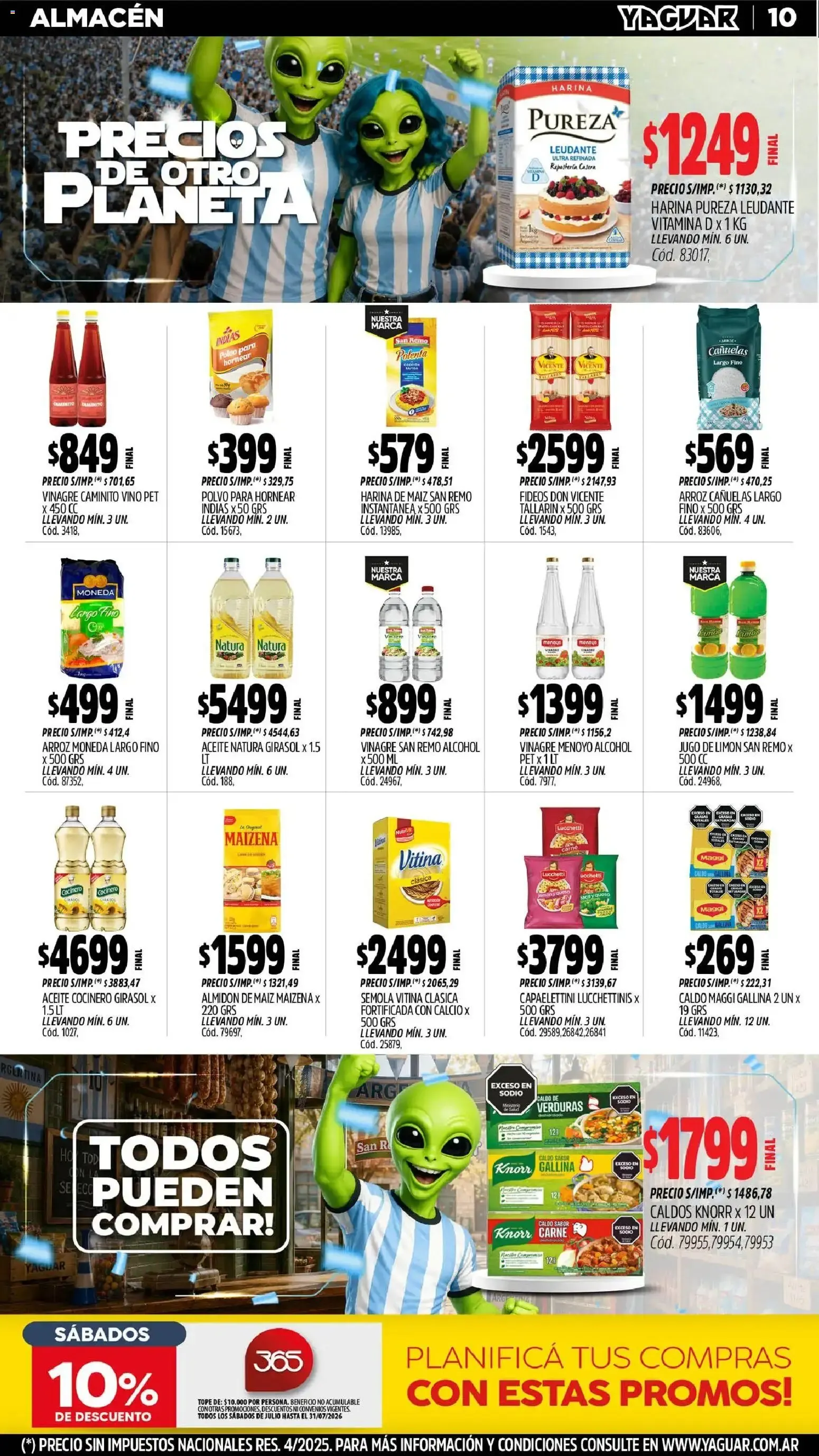 Ofertas de Yaguar - Oferta Semanal Mendoza del 29/06/2026 - 04/07/2026 29 de junio al 4 de julio 2026 - Página 10 del catálogo