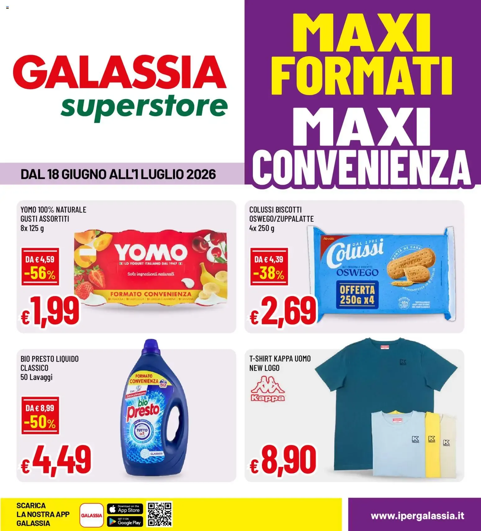 Nuovo Galassia volantino Superstore dal 18/06/2026 > offerte anteprima 🛍️ da 18 giugno a 1 luglio di 2026 - Pagina del volantino 1