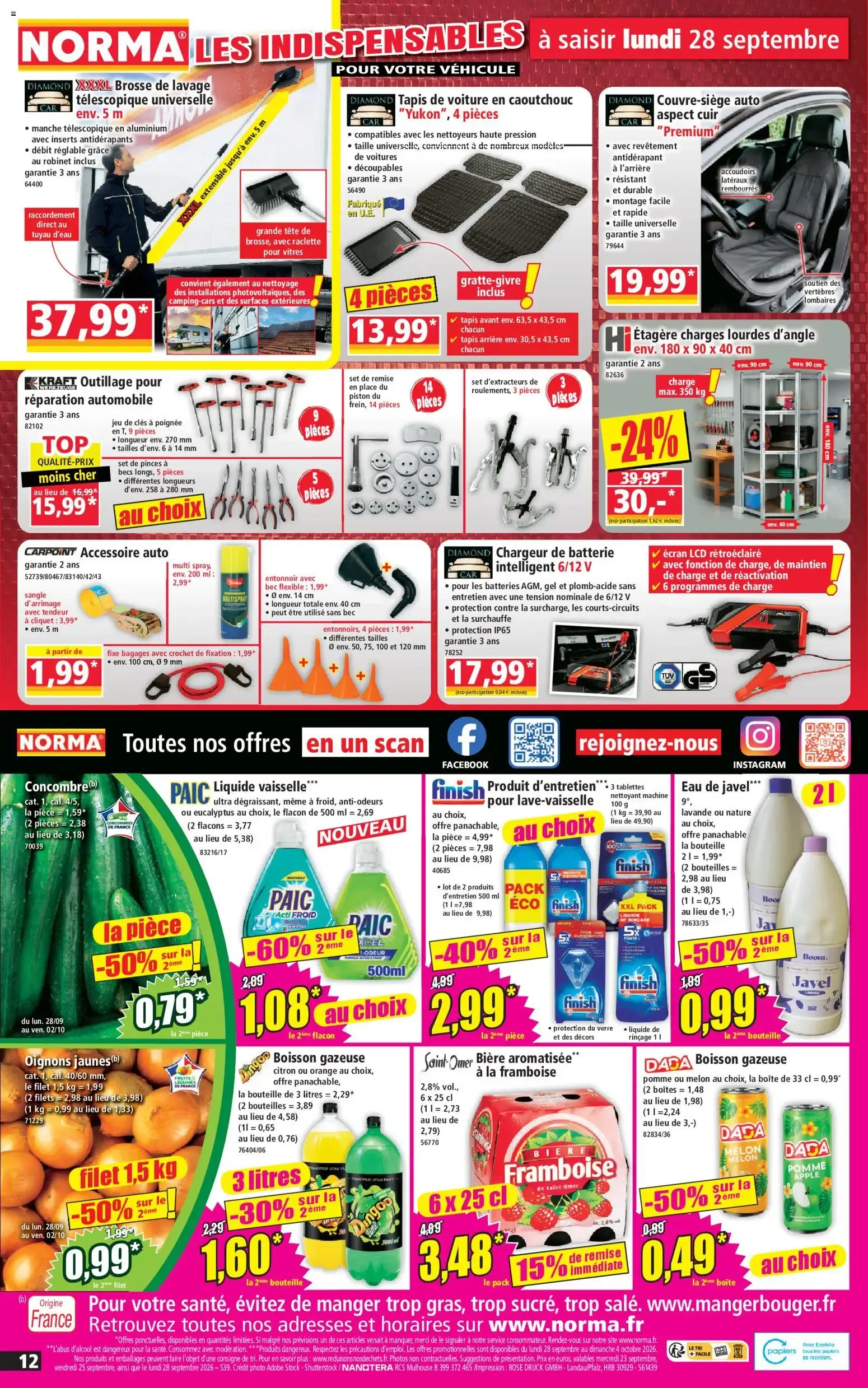 Norma - Votre Discounter Régional du 23 septembre au 29 septembre 2026 - Catalogue page 12