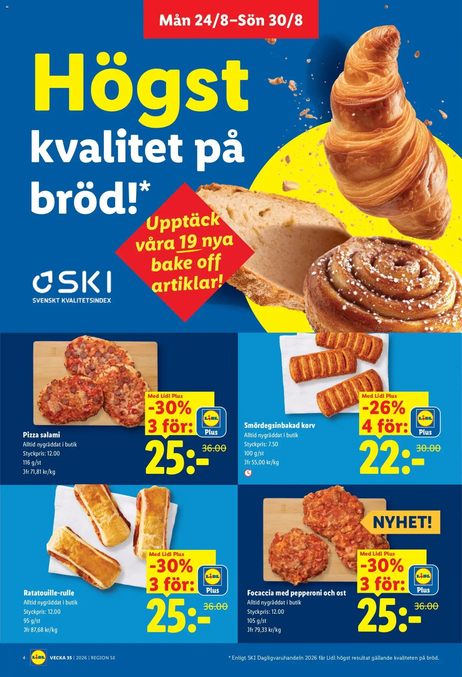 Lidl erbjudanden från 24/08/2026 - 30/08/2026 > Reklamblad nuvarande rabatter från 24 augusti till 30 augusti 2026 - Reklamblad sidor 4