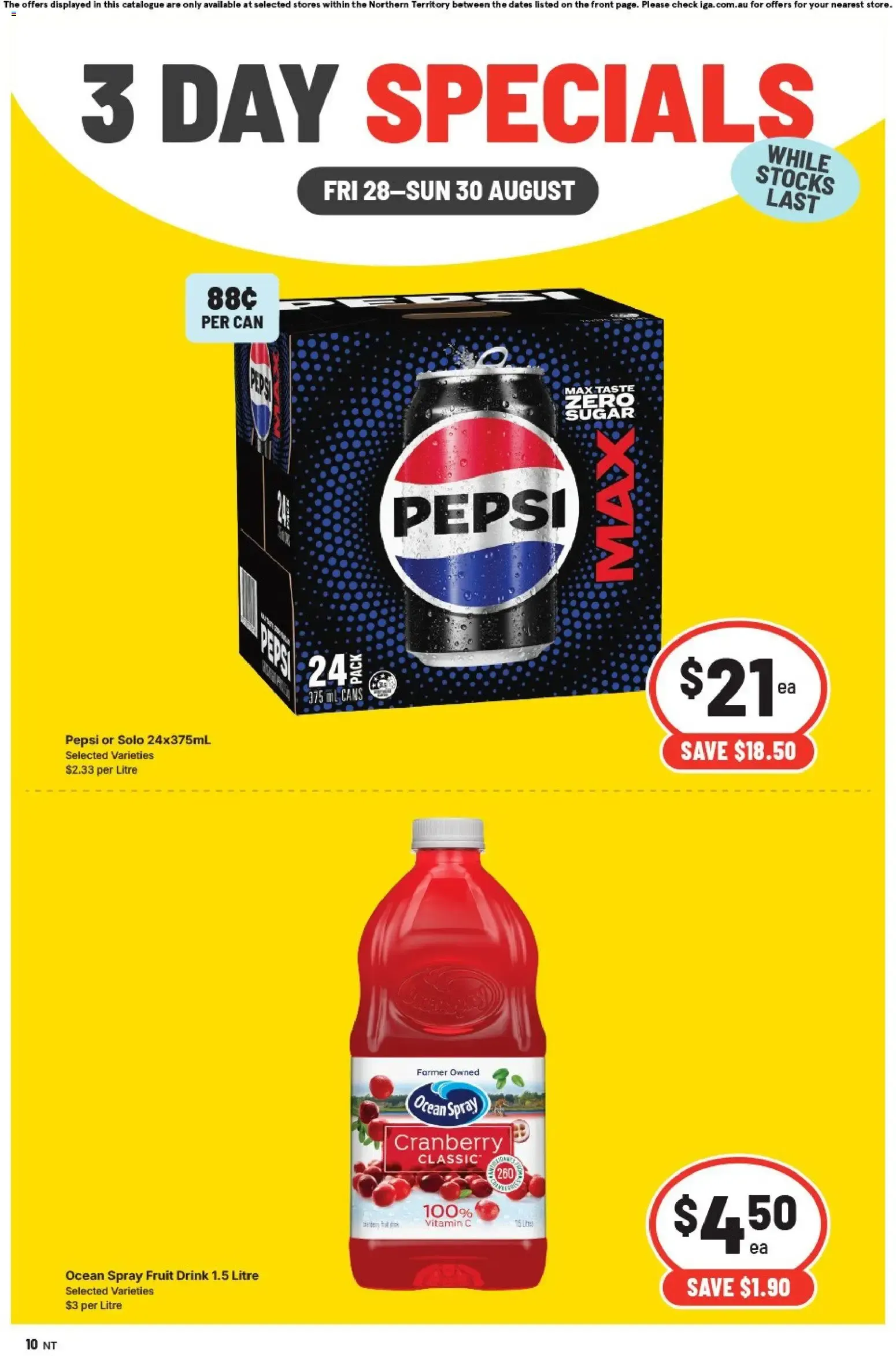 3 DAY SPECIALS - Catalogue valid from 28 August to 30 August 2026 - page 2