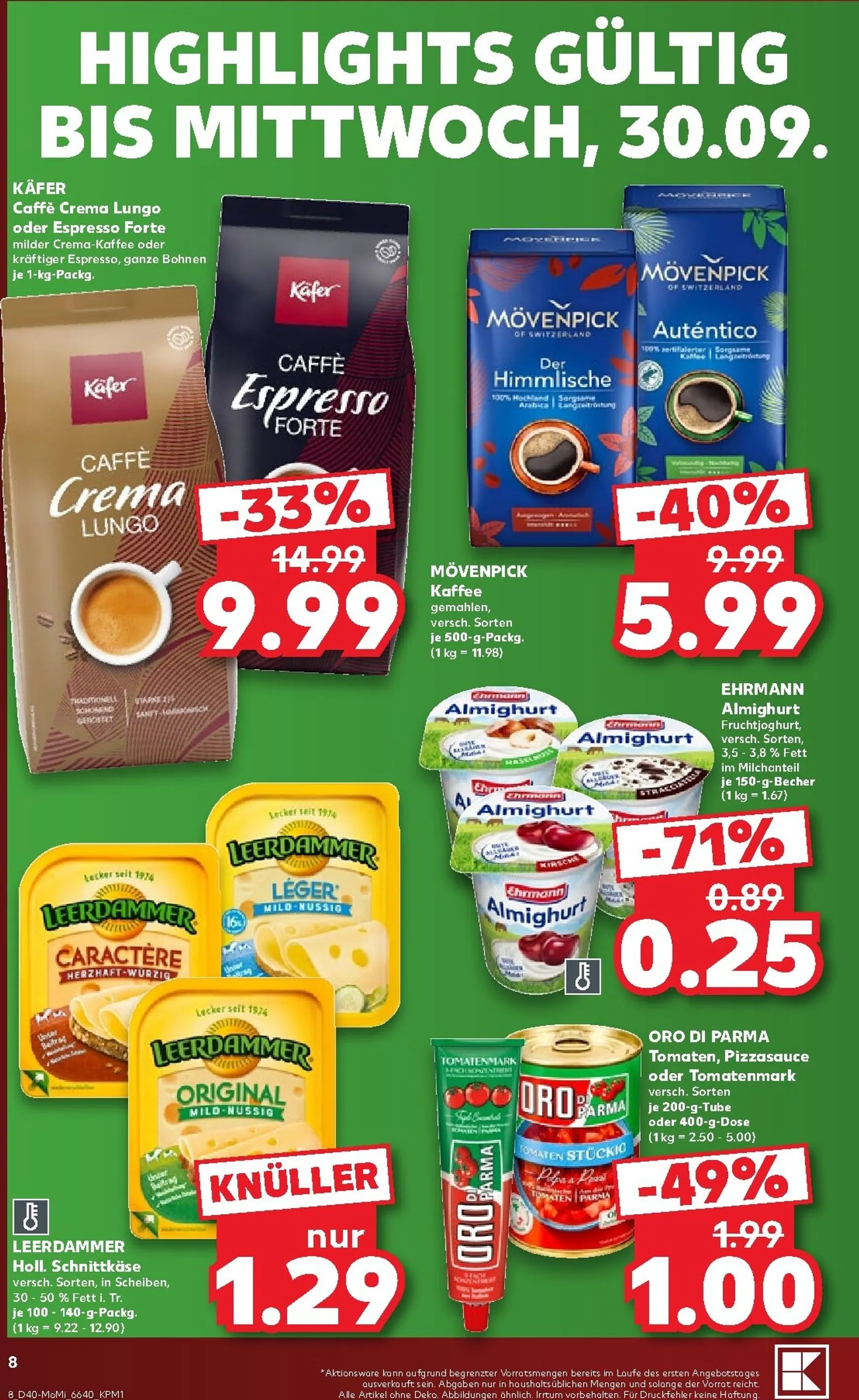 Kaufland - Richtig Sparen Prospekt nächste Woche – von Montag 28.09.2026 bis Mittwoch 30.09.2026 von 28. September bis 30. September 2026 - Prospekt seite 8