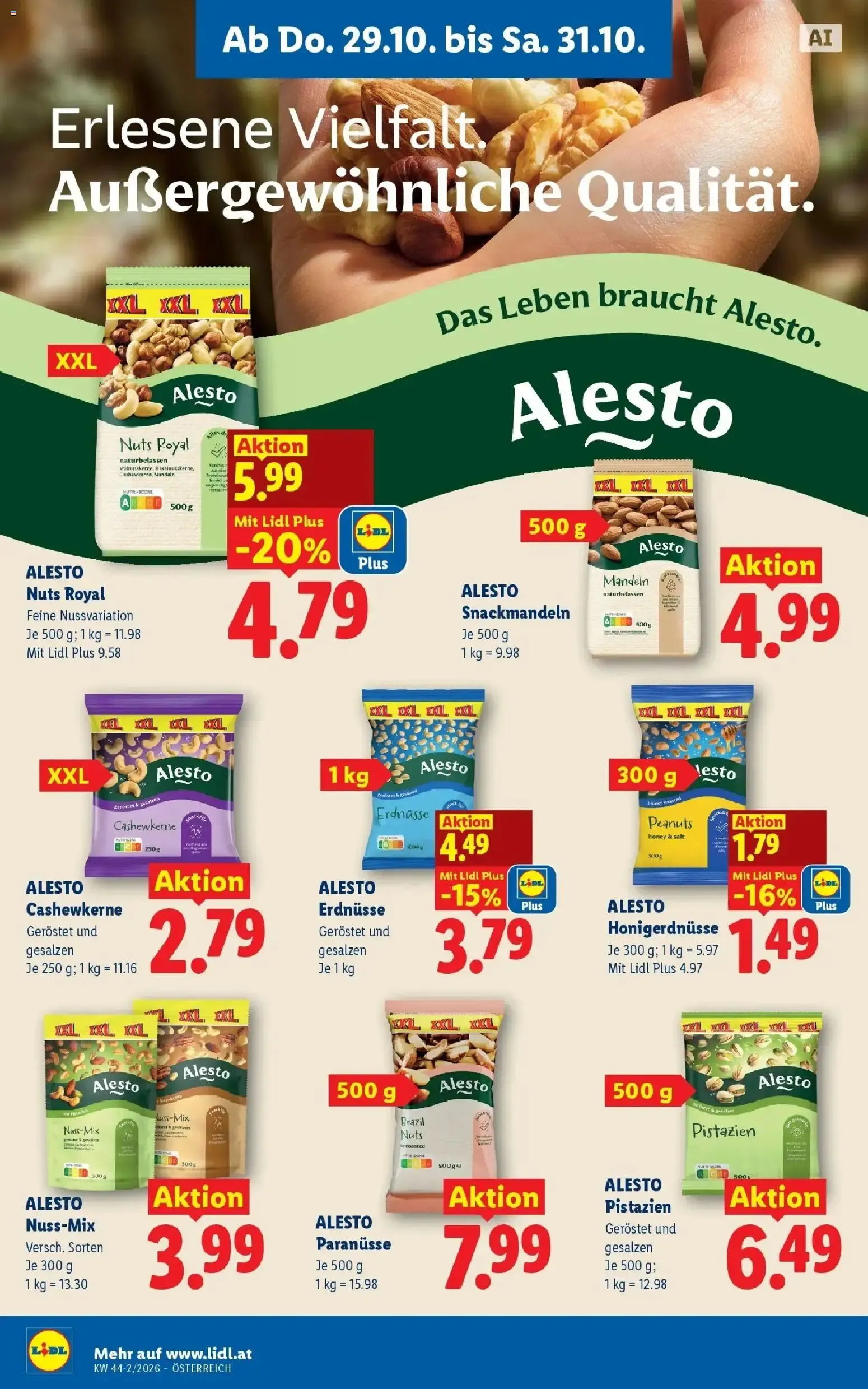 Lidl Flugblatt - Wien ab 25.10.2026 - Angebote ab donnerstag von 29. Oktober bis 31. Oktober 2026 - Flugblätt seite 16