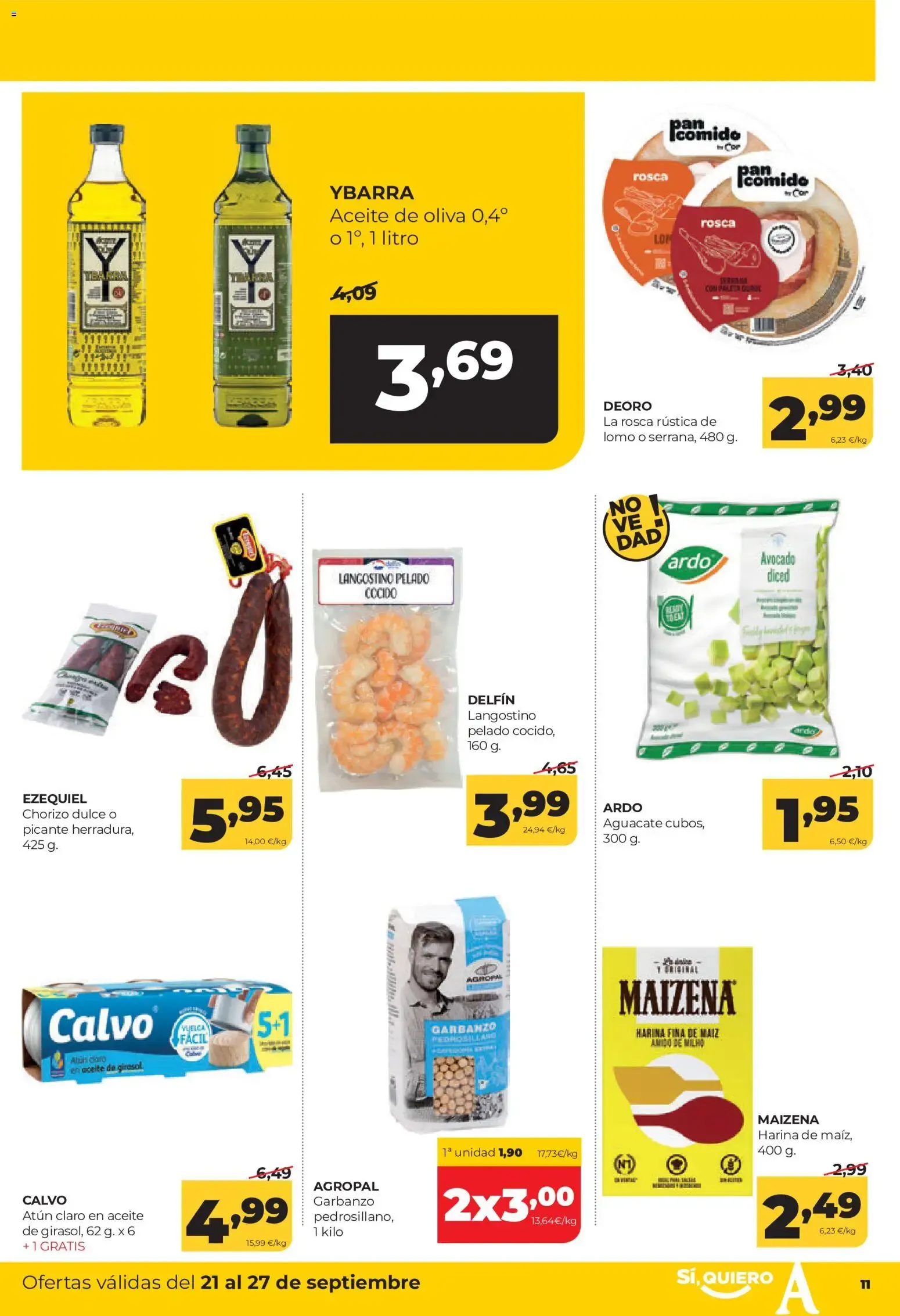 Catálogo de Alimerka folleto del 21/09/2026 | Catálogo 21 de septiembre al 27 de septiembre 2026 - Página 11