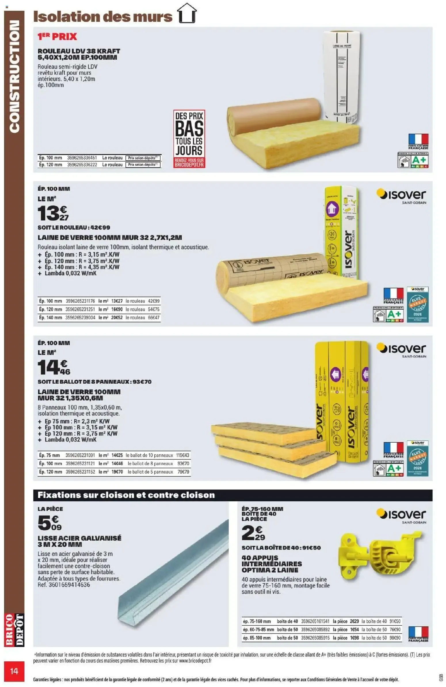 L'OFFICIEL DU BRICOLAGE - Automne du 17 septembre au 1 octobre 2026 - Catalogue page 14