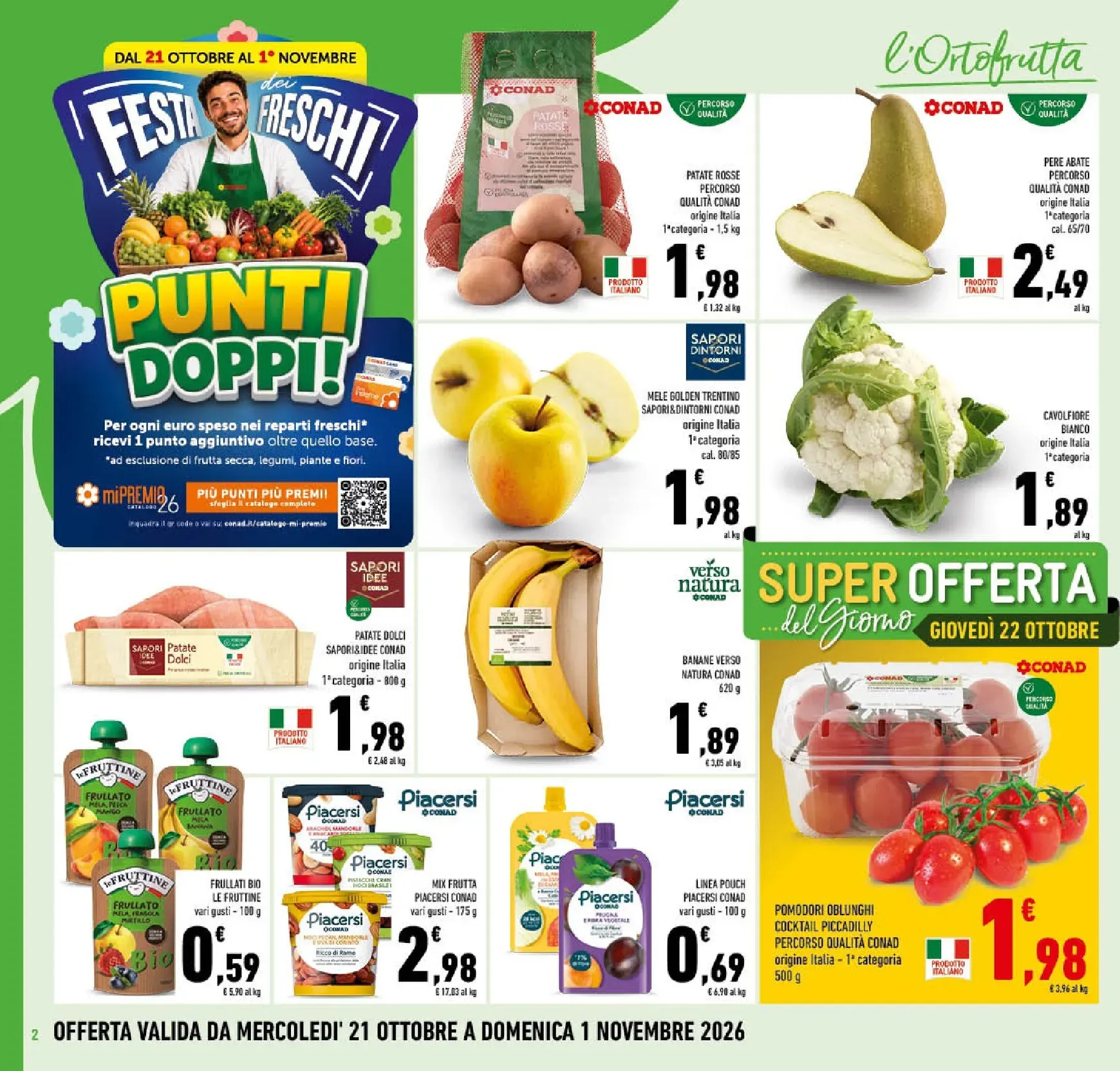 Conad Taglio Netto da 21 ottobre a 1 novembre di 2026 - Pagina del volantino 2