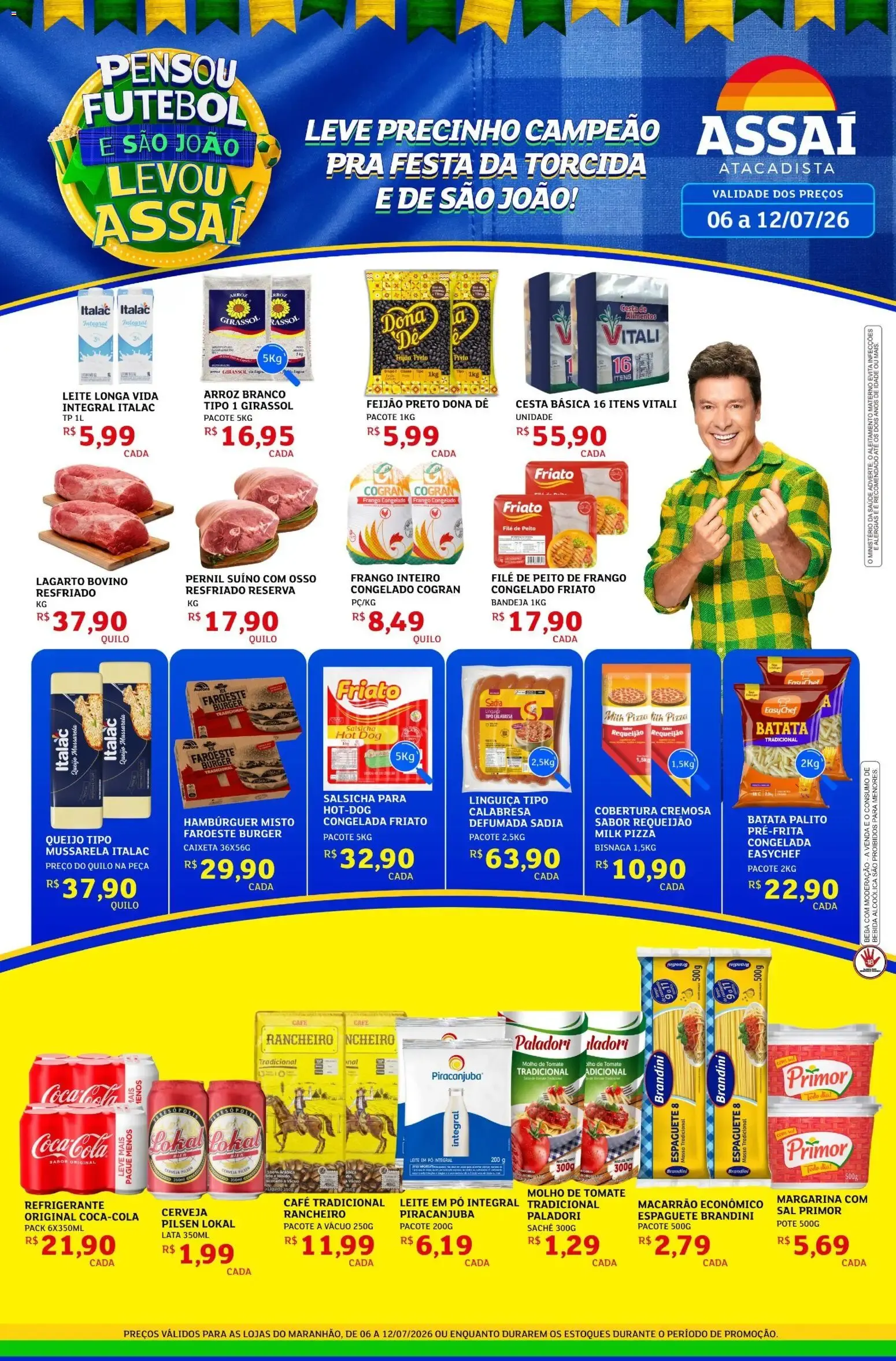 Encarte de Assaí Atacadista ofertas de 06/07/2026 | Promoções Online 6 de julho até 12 de julho 2026 - Pagina 1