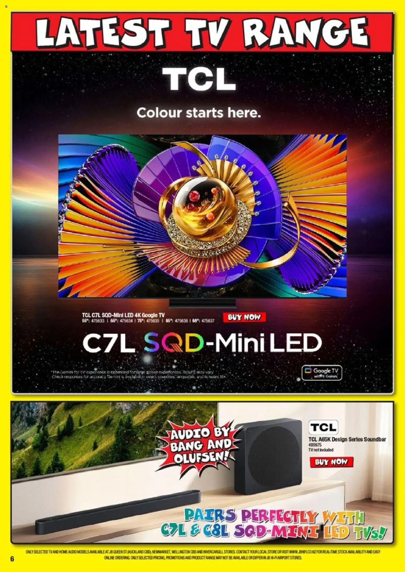 JB Hi-Fi Latest TV Range from 3 August to 31 October 2026 - Catalogue Page 6
