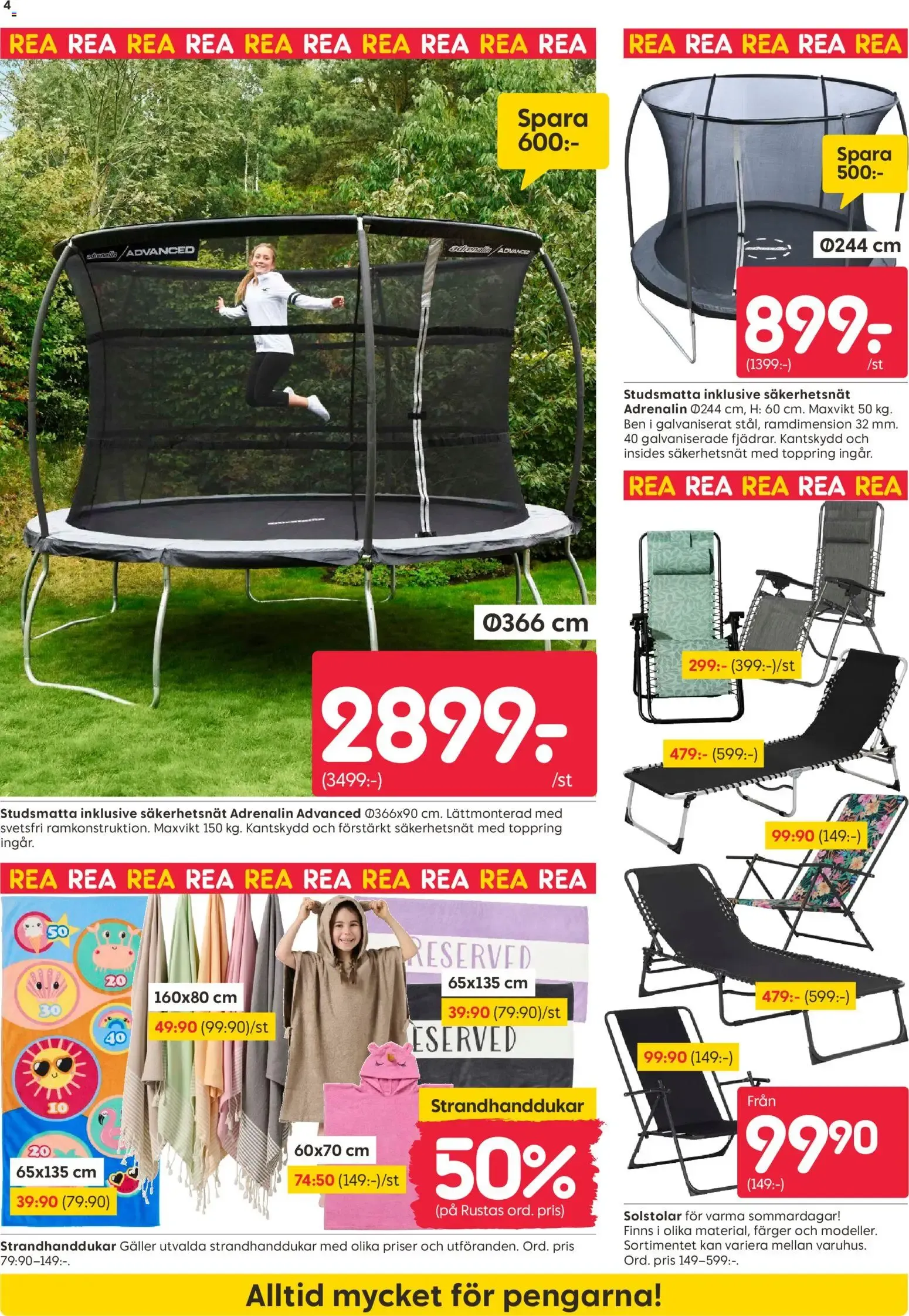 Rusta erbjudanden från 29/06/2026 - 05/07/2026 > Reklamblad nuvarande rabatter från 29 juni till 5 juli 2026 - Reklamblad sidor 4
