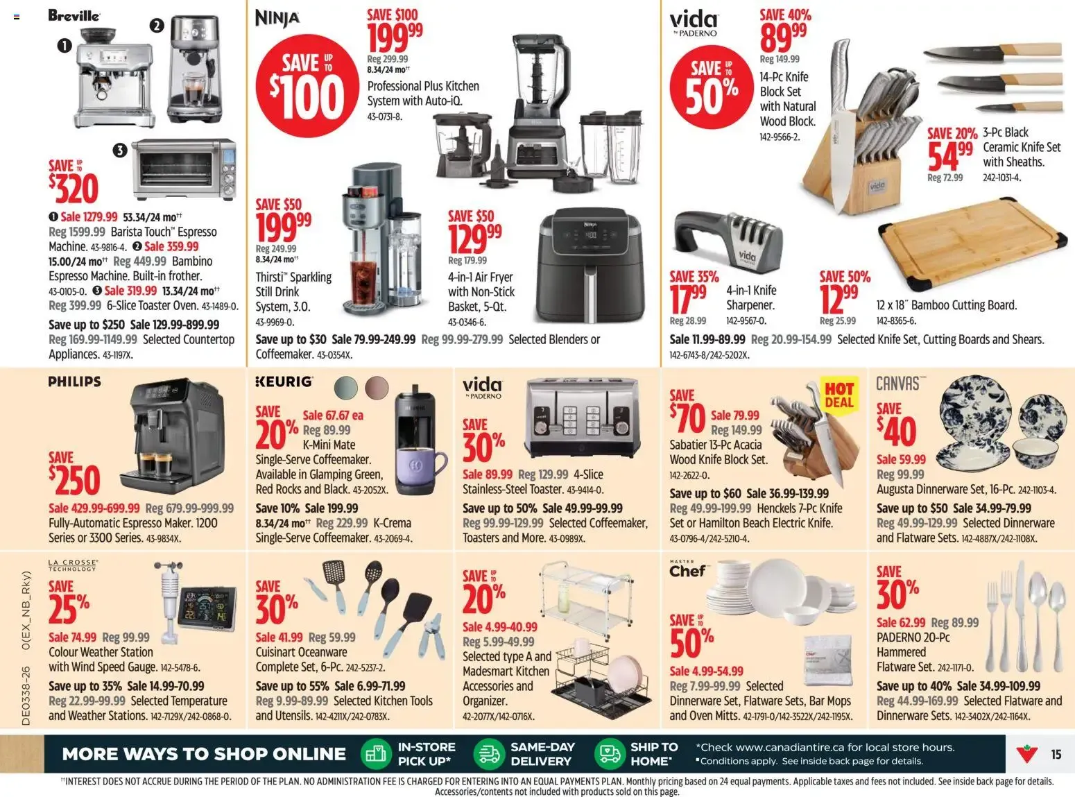 Canadian Tire weekly flyer from Sep 17, 2026 > weekly specials & deals from September 17 to September 24 2026 - flyer page 15