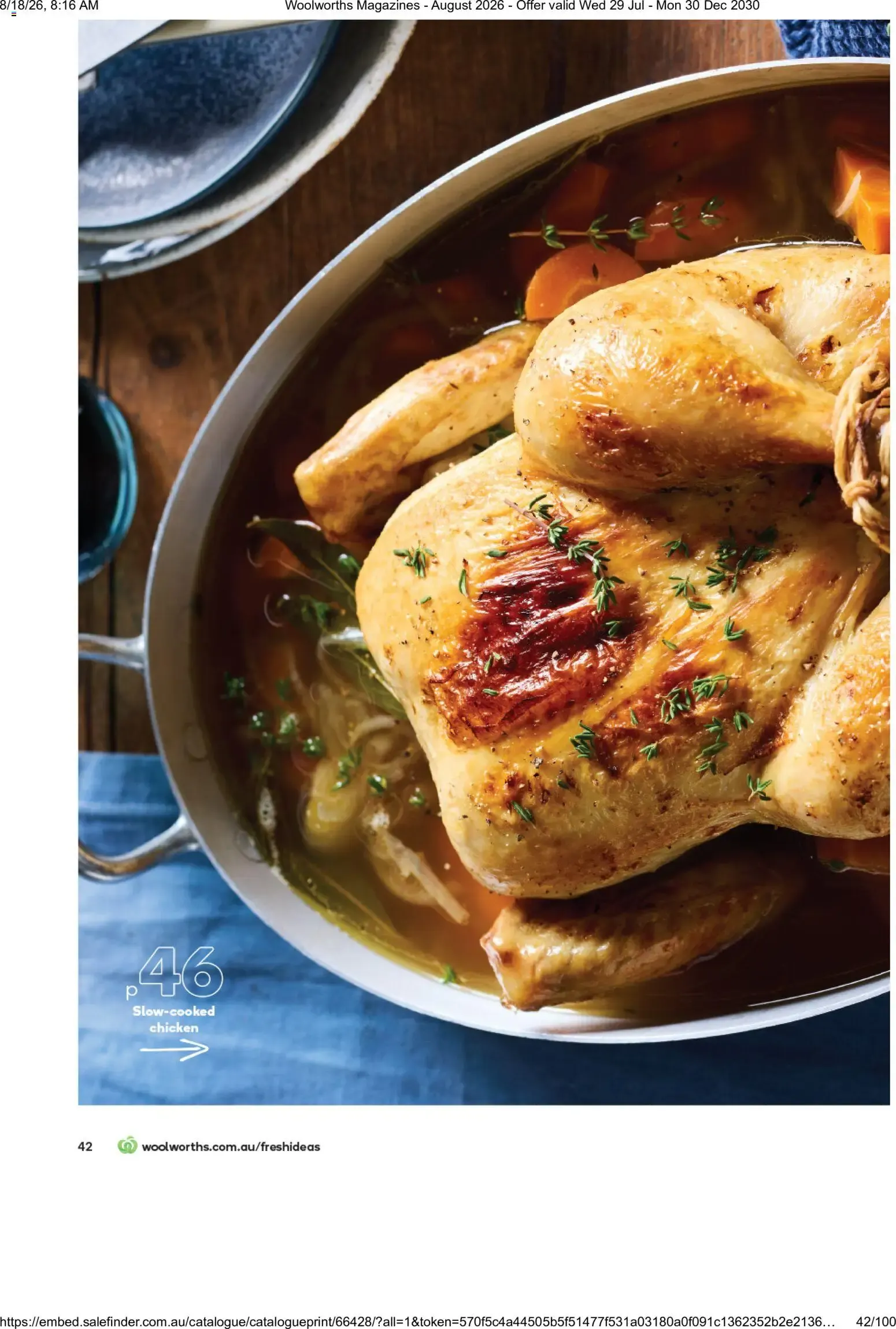 Woolworths Fresh Ideas - August 2026 - Catalogue valid from 29 July to 30 December 2030 - page 42