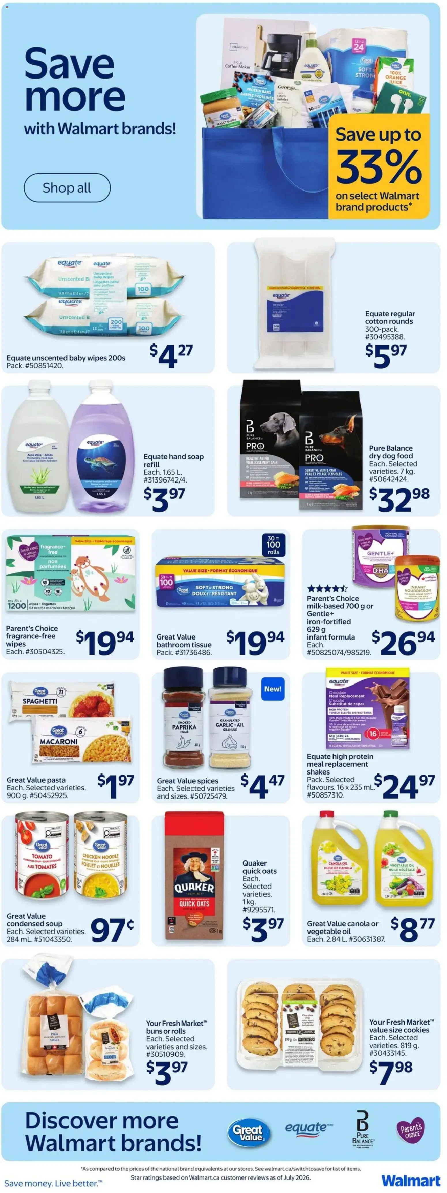 Walmart weekly flyer from Sep 3, 2026 > weekly specials & deals from September 3 to September 9 2026 - flyer page 10