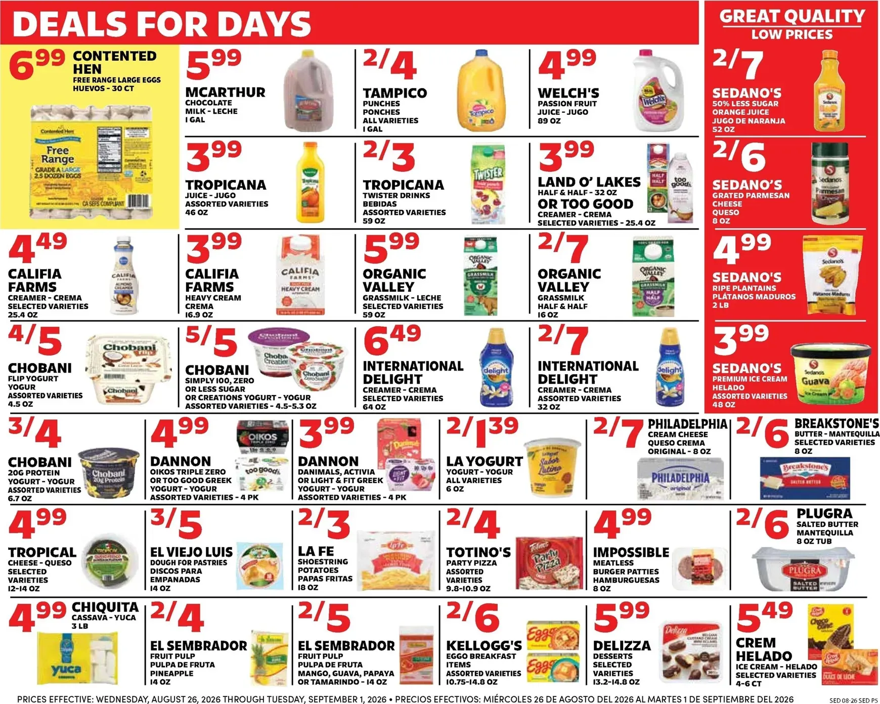 Weekly ad Current Sedano's leaflet valid from Wednesday 08/26/2026 to Tuesday 09/01/2026 from August 26 to September 1 2026 - Page 5