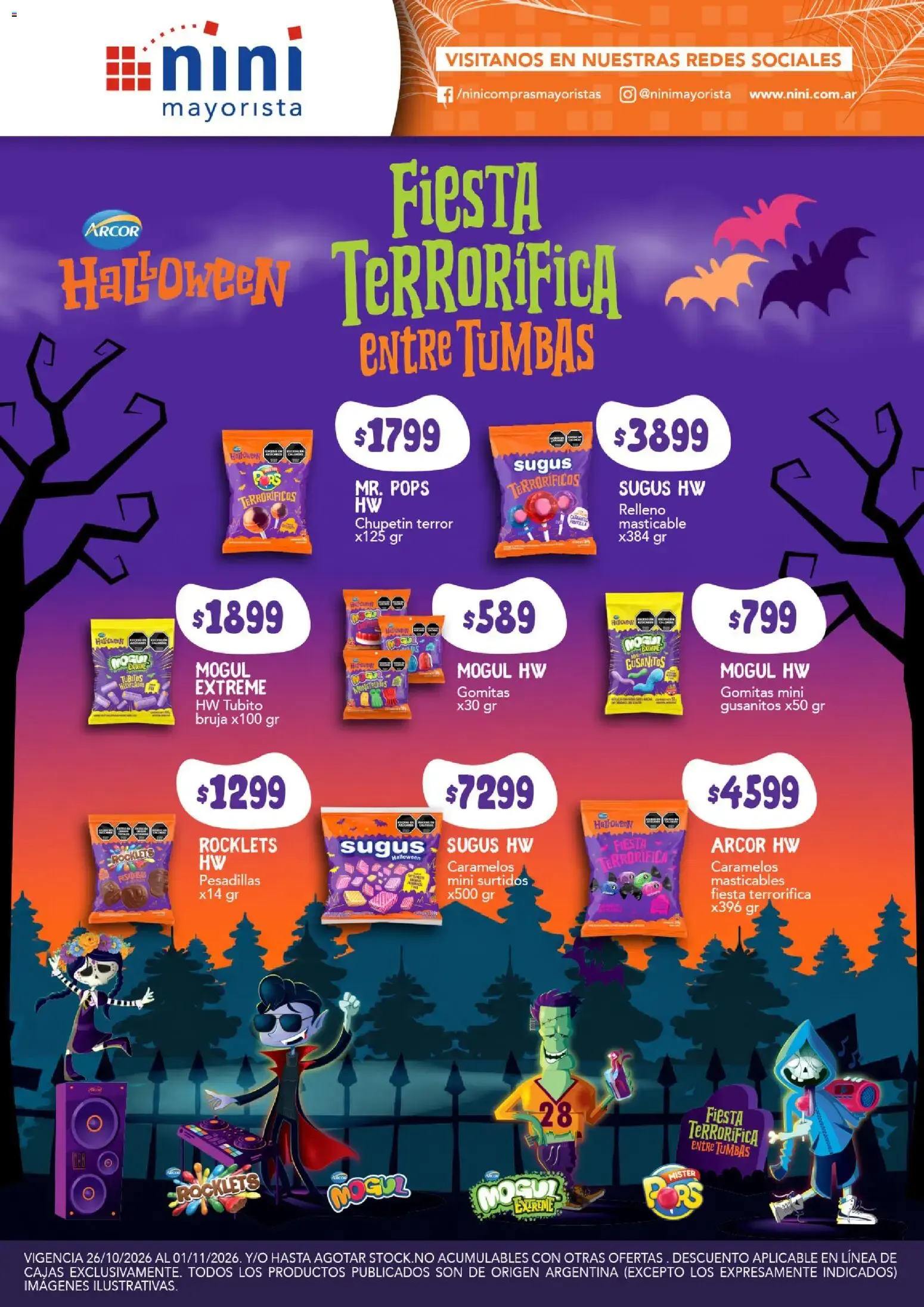Ofertas de NINI Mayorista - Halloween del 26/10/2026 - 01/11/2026 26 de octubre al 1 de noviembre 2026 - Página 1 del catálogo