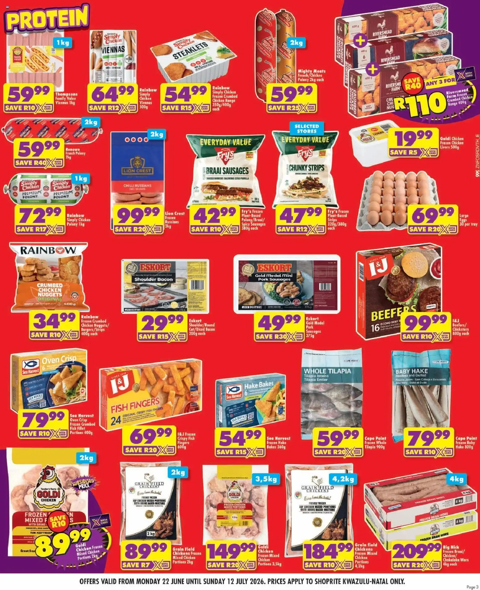 Shoprite Low-Duuuma Deals! from 22 June to 12 July 2026 - Catalogue Page 3