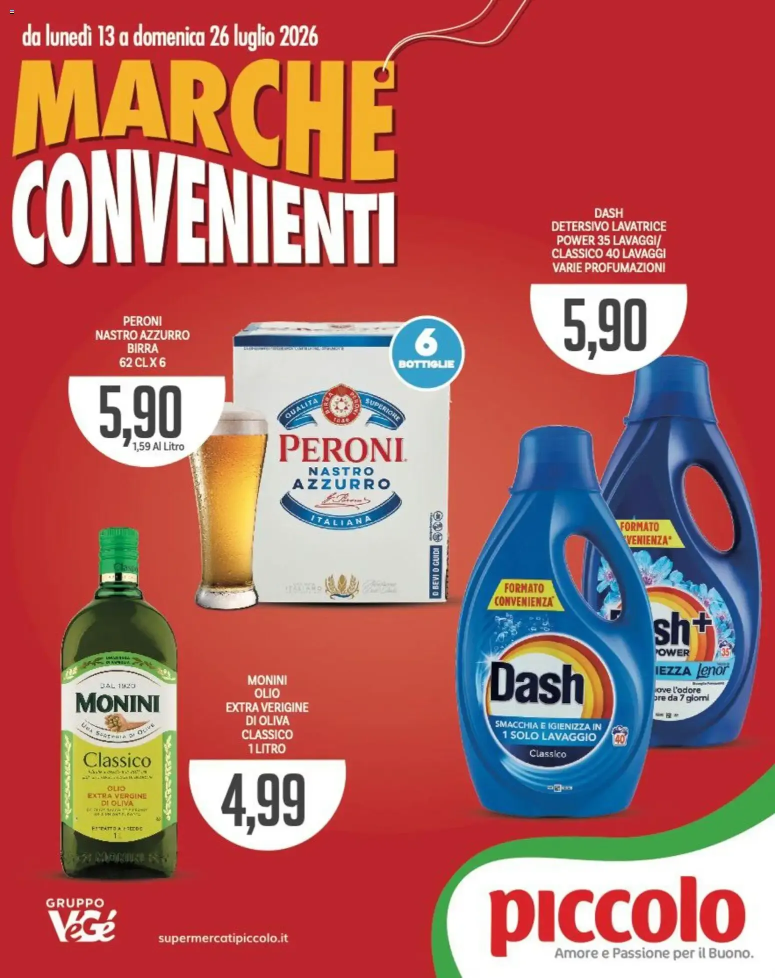 Piccolo volantino dal 13/07/2026 - online Offerte da 13 luglio a 26 luglio di 2026 - Pagina del volantino 1