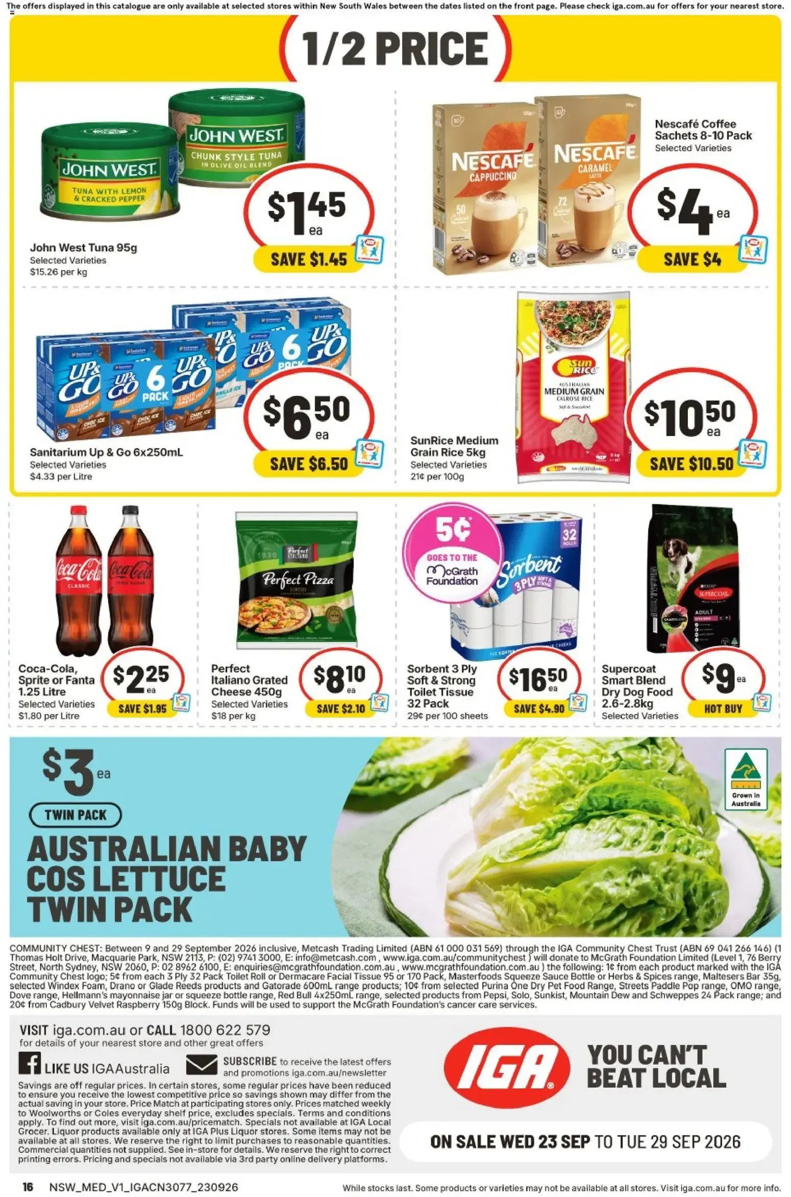 IGA FOOTY FINALS - Catalogue valid from 23 September to 29 September 2026 - page 16