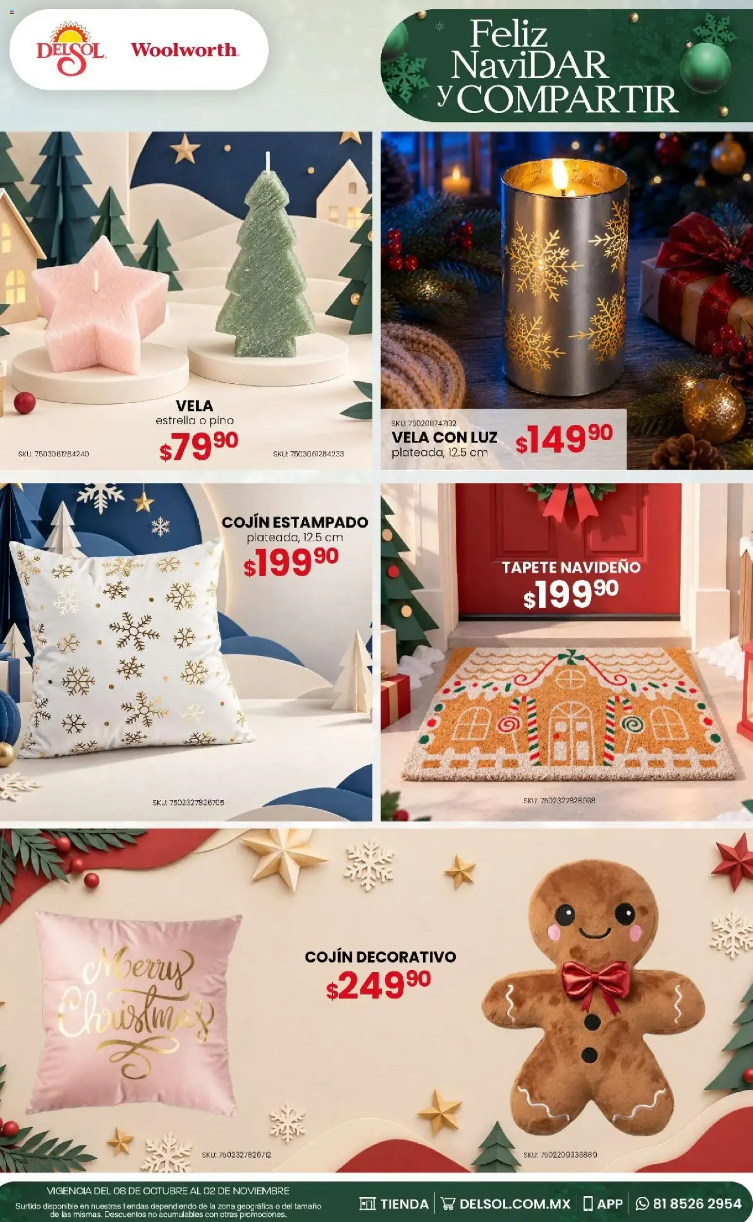 Catálogo de Del Sol y Woolworth - Feliz NaviDar y Compartir (08/10/2026 - 02/11/2026) - catálogo en línea 8 de octubre al 2 de noviembre 2026 - Pagina 22