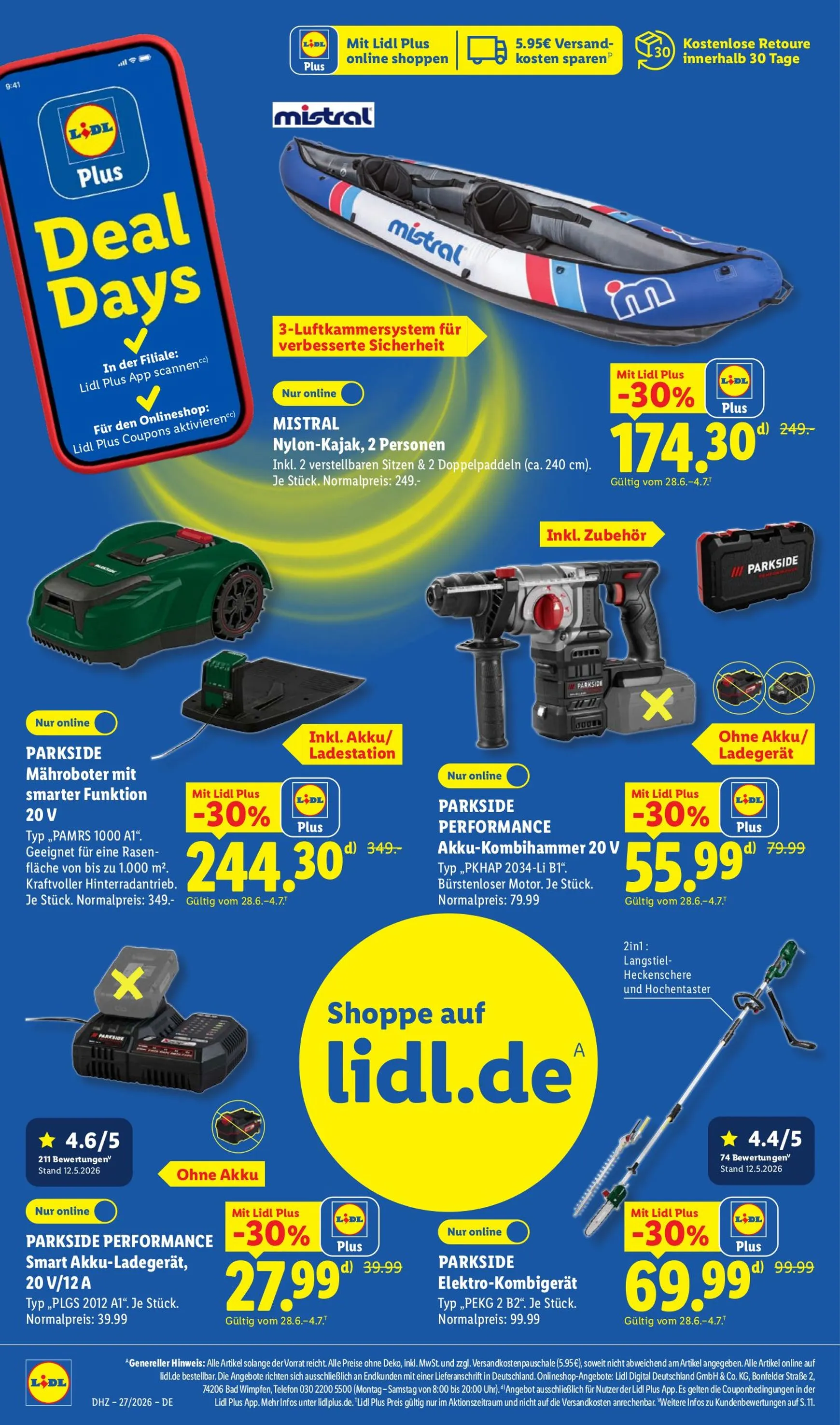 Lidl Prospekt – von Montag 29.06.2026 bis Samstag 04.07.2026 von 29. Juni bis 4. Juli 2026 - Prospekt seite 9