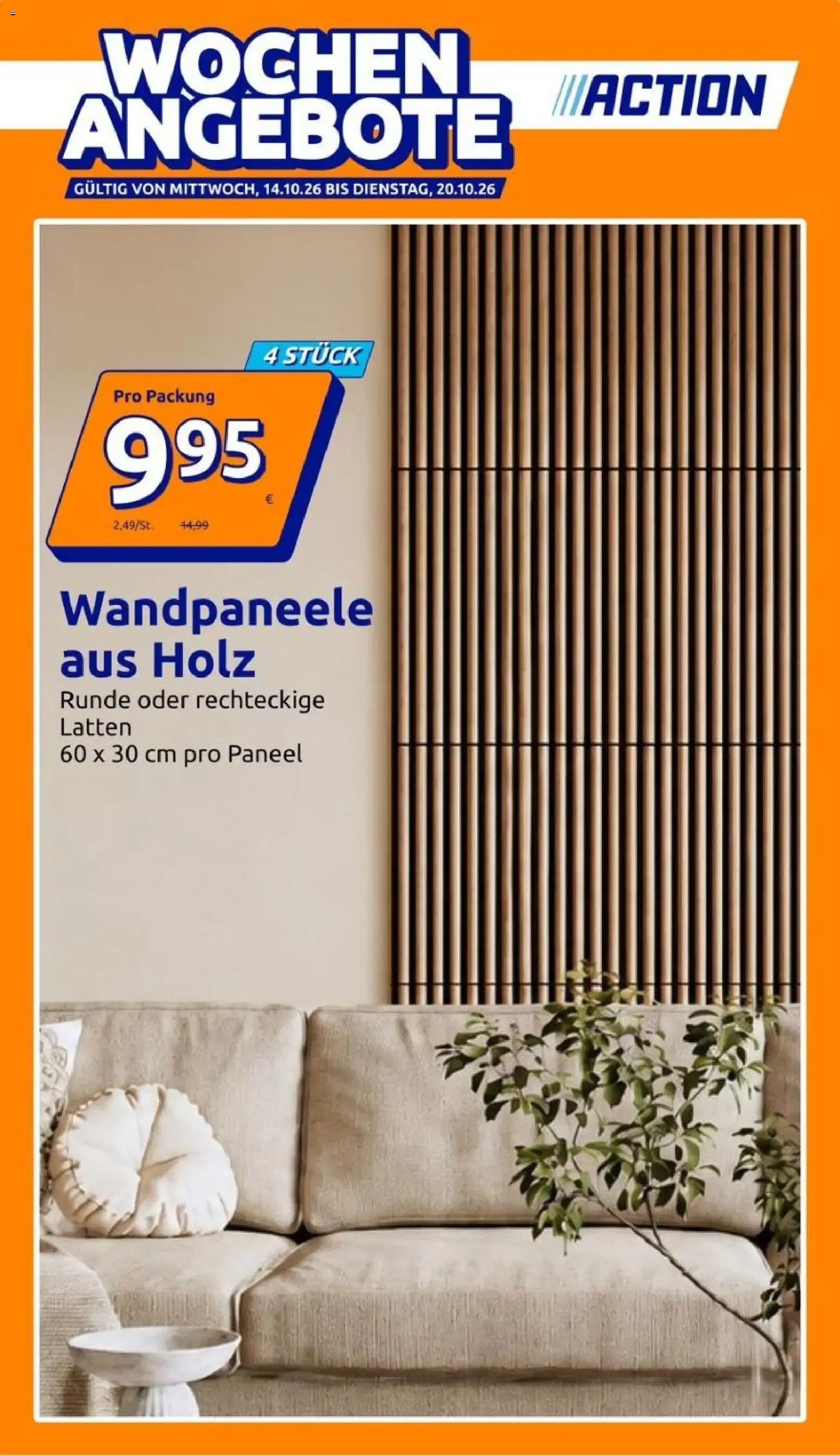 Action Flugblatt von 14.10.2026 - Aktuelle Angebote von 14. Oktober bis 20. Oktober 2026 - Flugblätt seite 1