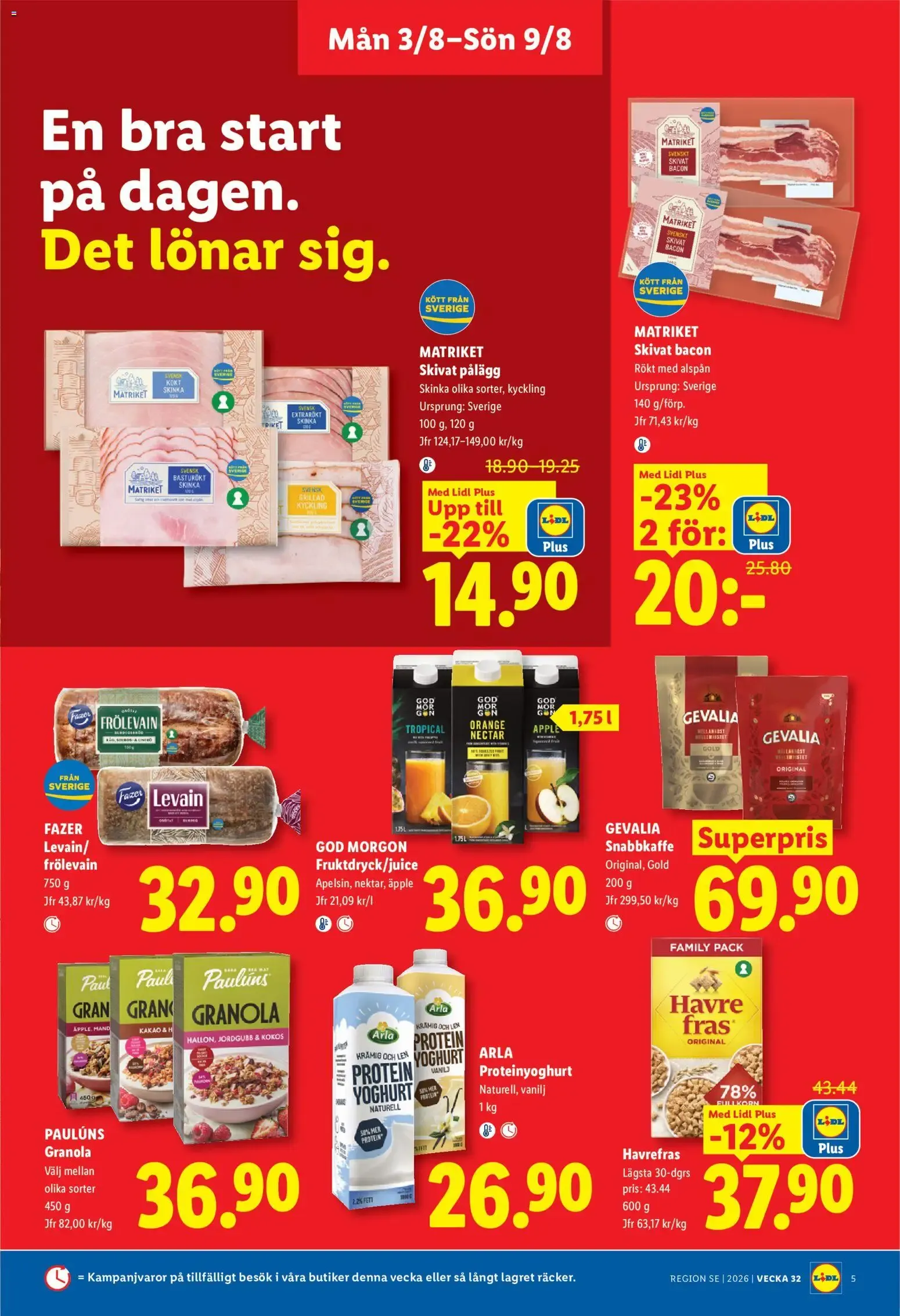 Lidl erbjudanden från 03/08/2026 - 09/08/2026 > Reklamblad nuvarande rabatter från 3 augusti till 9 augusti 2026 - Reklamblad sidor 5