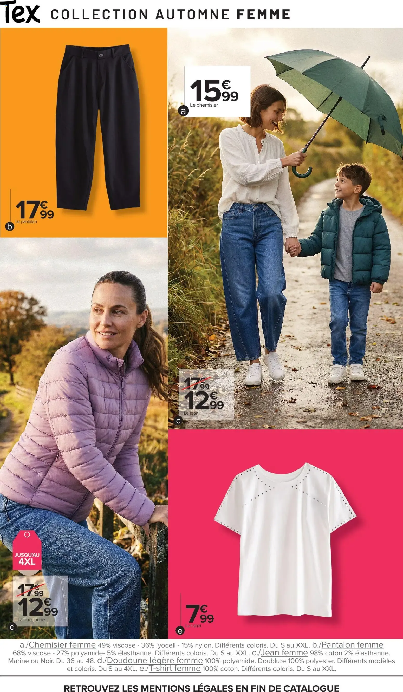 Carrefour Tex spécial automne à partir du 22/09/2026 - promo en ligne du 22 septembre au 5 octobre 2026 - Catalogue page 7