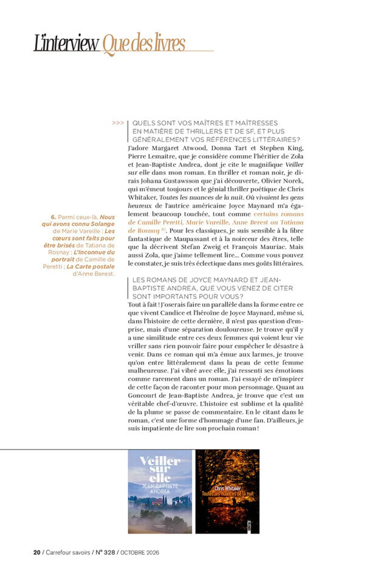 Carrefour SAVOIRS du 1 octobre au 31 octobre 2026 - Catalogue page 20