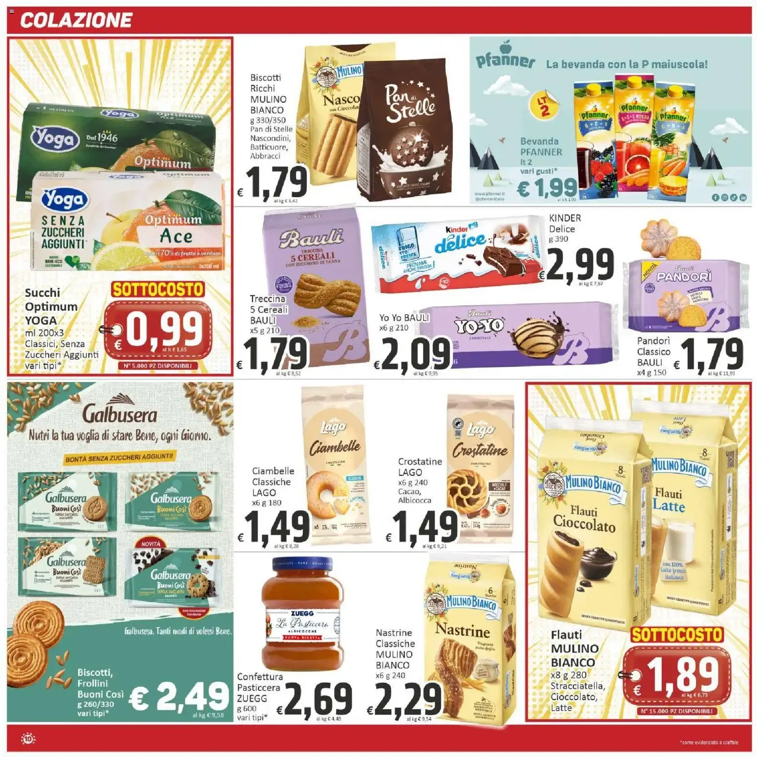 Supermercati Paghi Poco - Sottocosto da 23 ottobre a 2 novembre di 2026 - Pagina del volantino 10