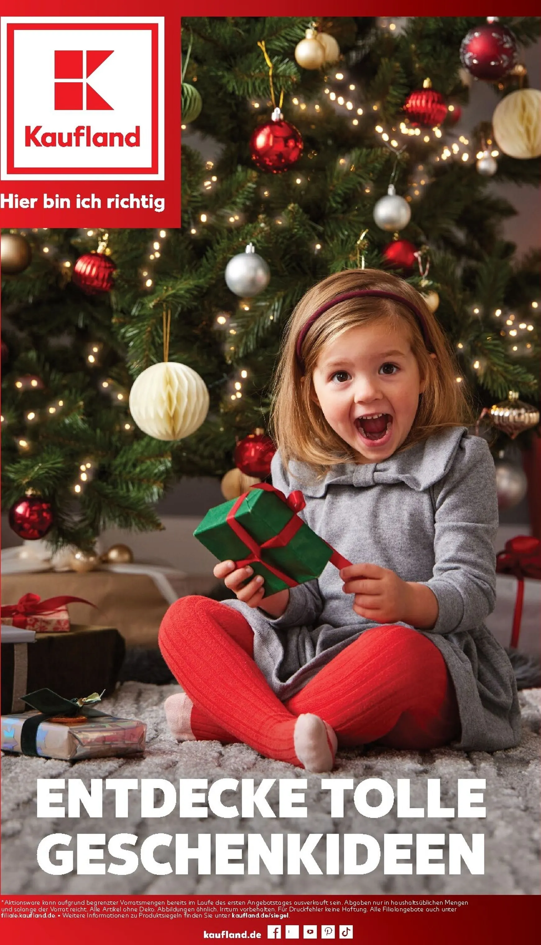 Kaufland - Entdecke tolle geschenkideen Prospekt – von Samstag 10.10.2026 bis Donnerstag 24.12.2026 von 10. Oktober bis 24. Dezember 2026 - Prospekt seite 1