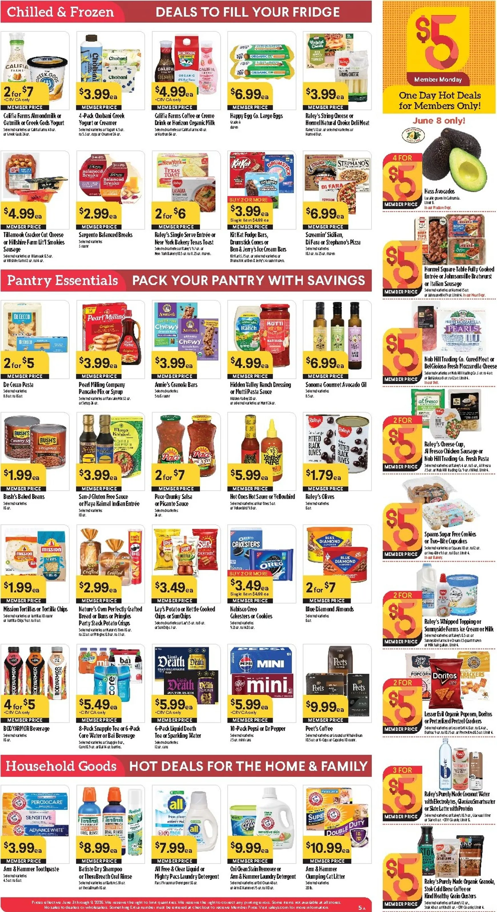 Weekly ad Current Raley's leaflet valid from Wednesday 06/03/2026 to Tuesday 06/09/2026 from June 3 to June 9 2026 - Page 6