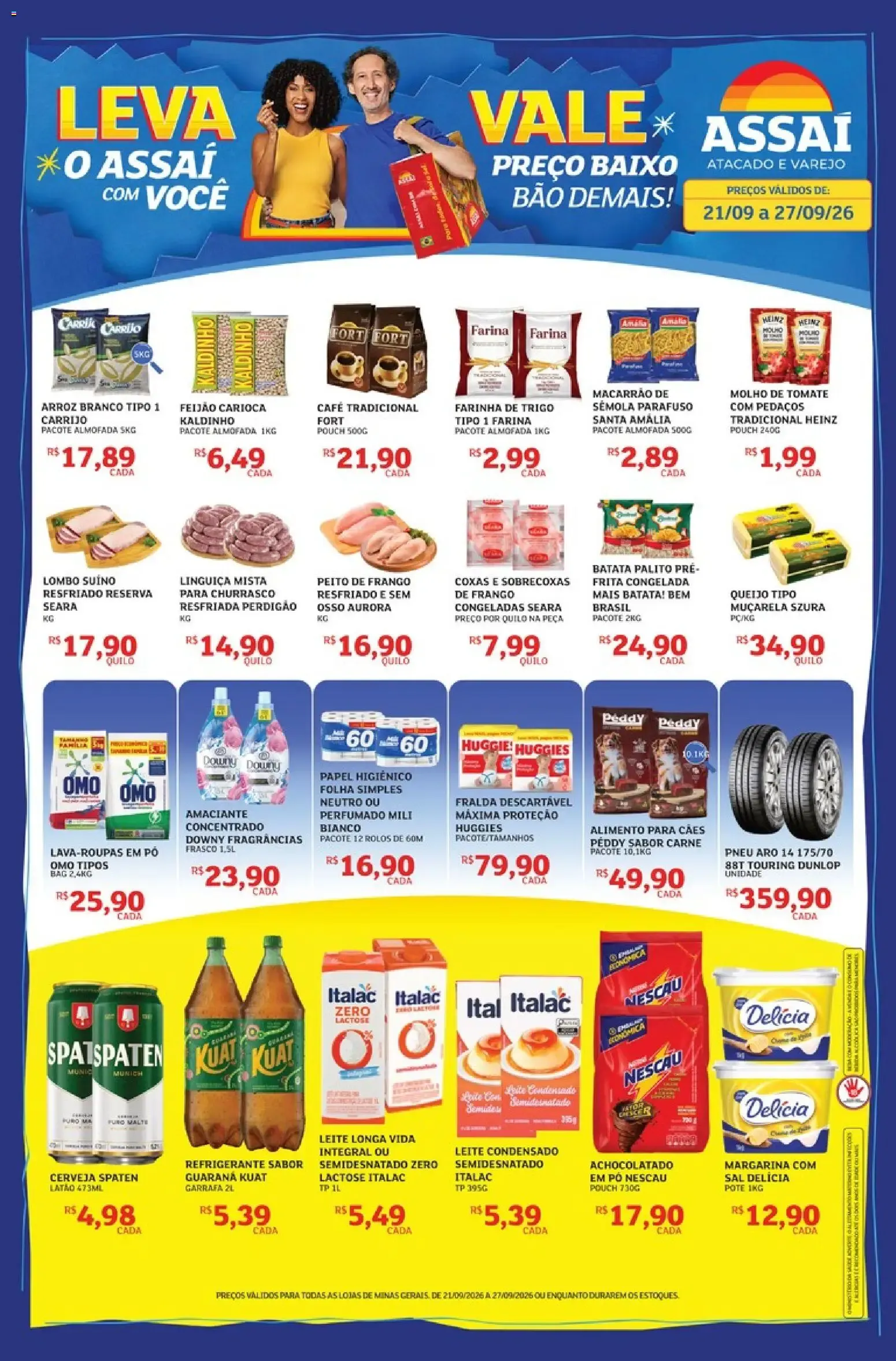 Encarte de Assaí Atacadista ofertas - MG de 21/09/2026 | Promoções Online 21 de setembro até 27 de setembro 2026 - Pagina 1