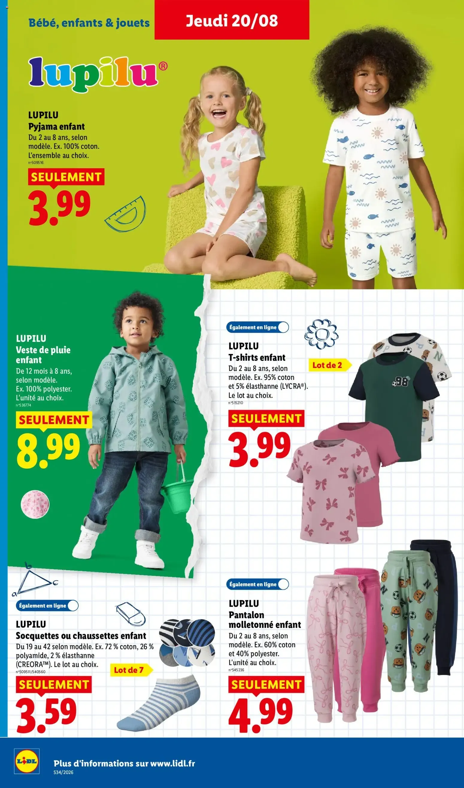 LIDL: La rentrée des économies! du 20 août au 26 août 2026 - Catalogue page 44