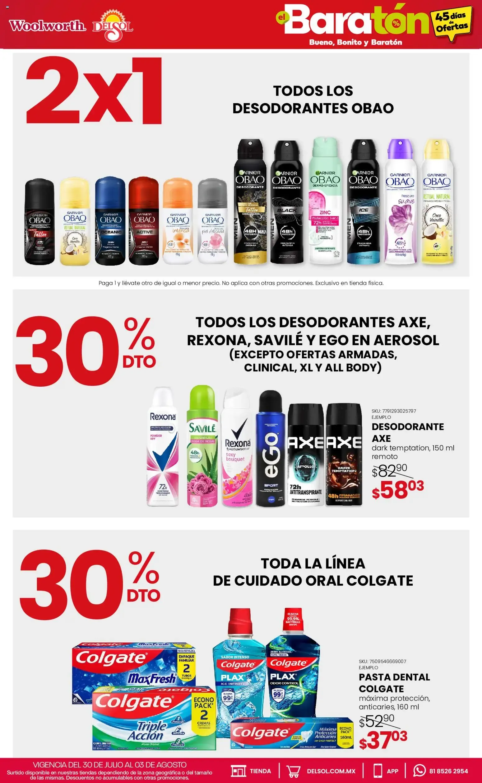 Catálogo de Del Sol y Woolworth catálogo Bueno, Bonito y Baratón (30/07/2026 - 03/08/2026) - catálogo en línea 30 de julio al 3 de agosto 2026 - Pagina 13