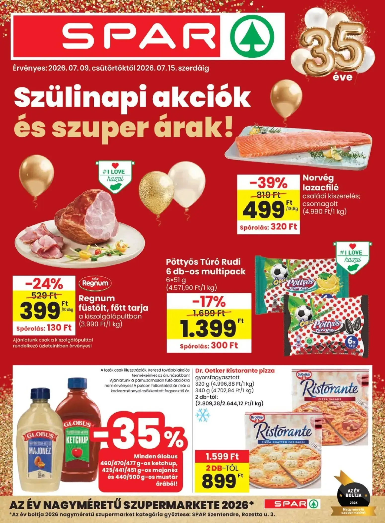 Katalógus Szülinapi akciók és szuper árak! július 9.-tól július 15.-ig 2026. - Oldal 1
