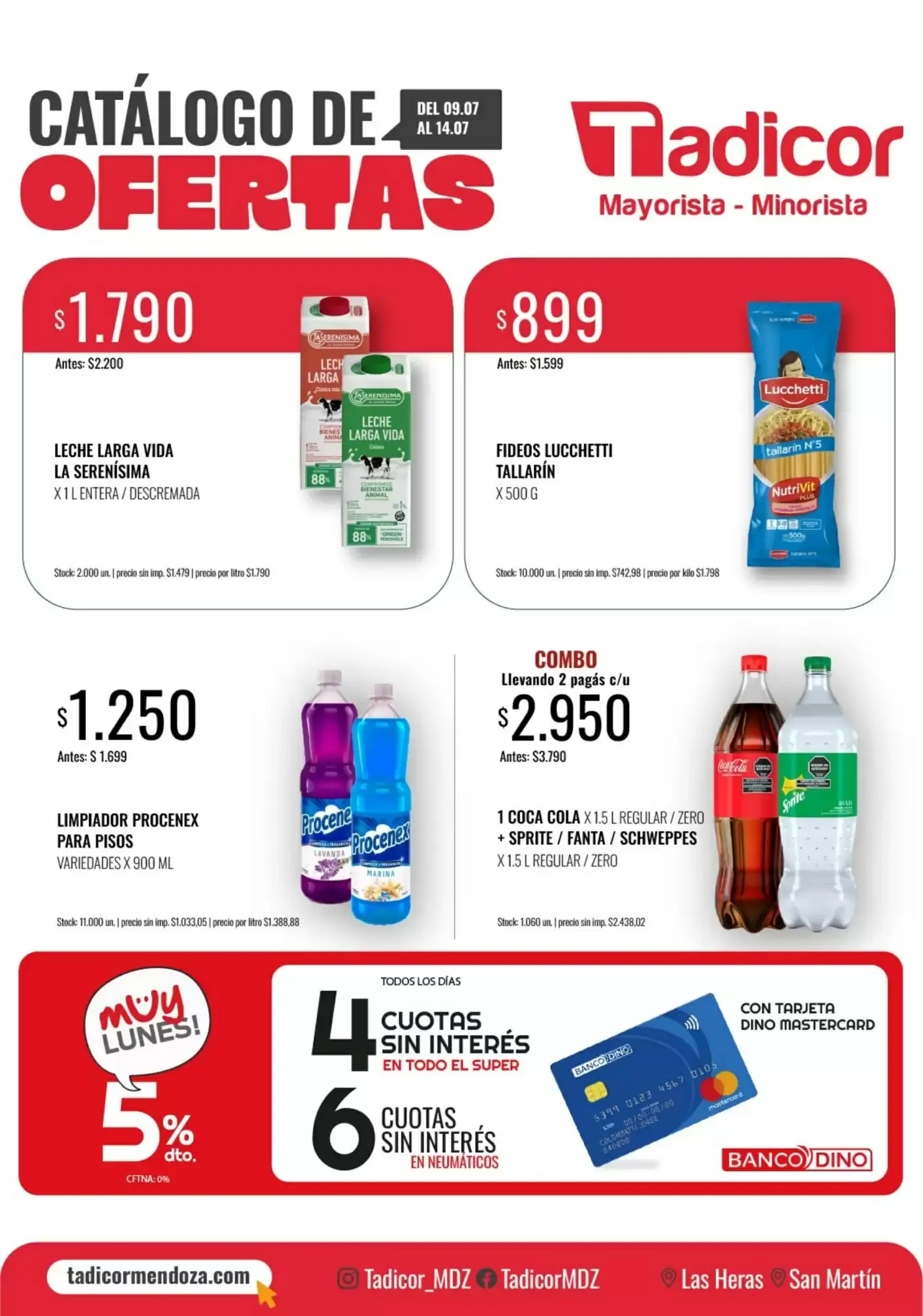 Ofertas de Catálogo de Ofertas Tadicor 9 de julio al 14 de julio 2026 - Página 1 del catálogo