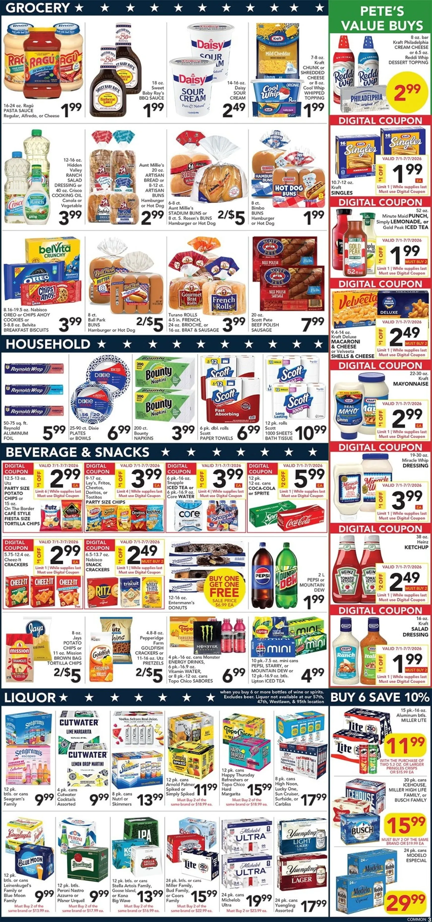 Weekly ad Pete's Market - Happy 4th of July - Celebrating America's 250th from July 1 to July 7 2026 - Page 3