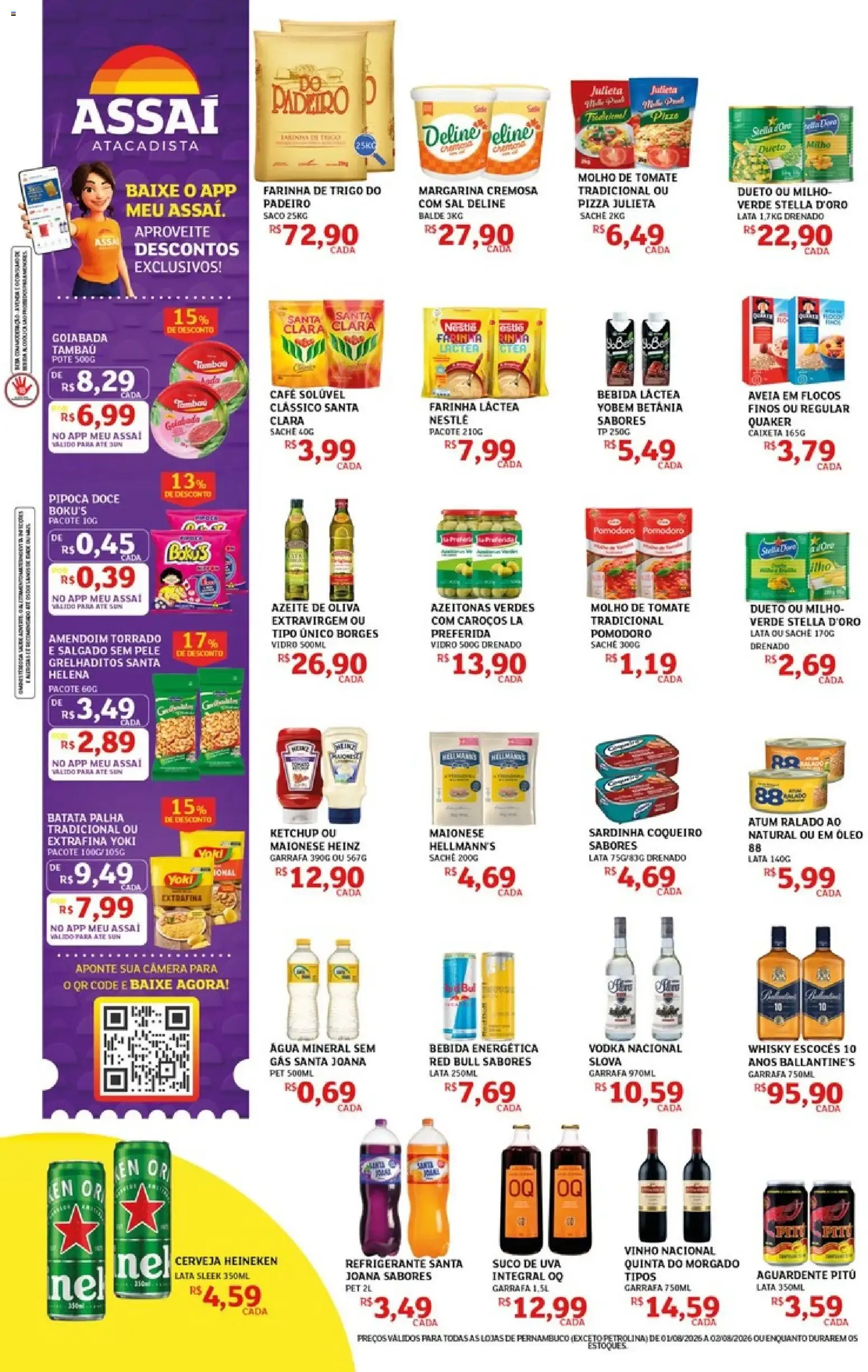Encarte de Assaí Atacadista - Sabadão com Preço Baixo 1 de agosto até 2 de agosto 2026 - Pagina 2