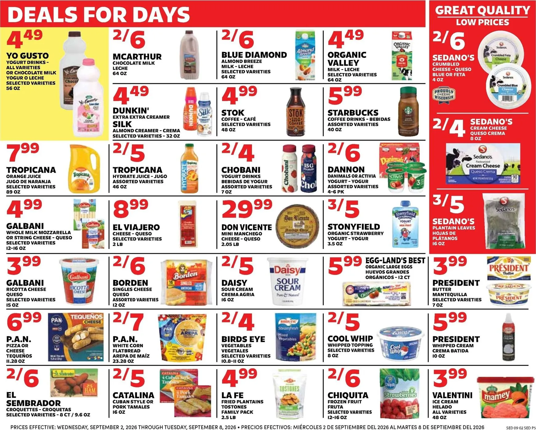 Weekly ad Current Sedano's leaflet valid from Wednesday 09/02/2026 to Tuesday 09/08/2026 from September 2 to September 8 2026 - Page 5