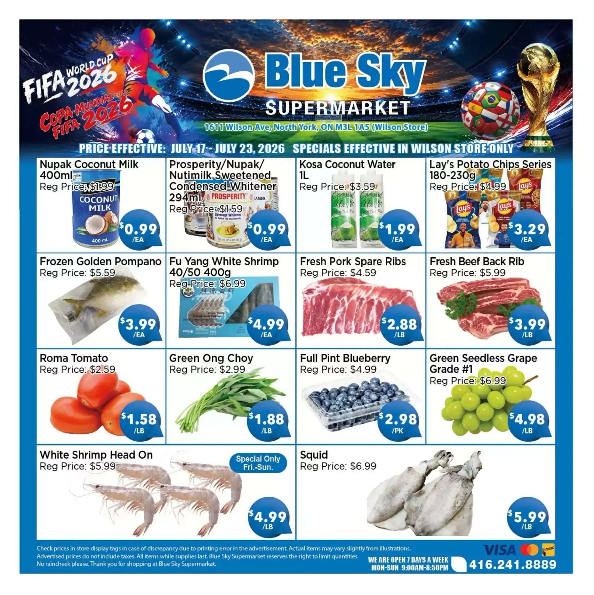 Blue Sky Supermarket flyer week 29 from July 17 to July 23 2026 - flyer page 1