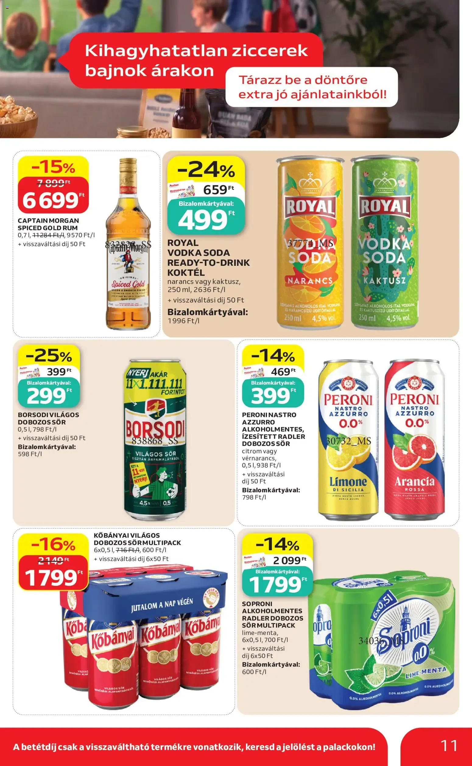 Katalógus Auchan Szupermarket akciós újság - 2026.07.16. -tól/töl > akció, lapozható szórólap 🛍️ július 16.-tól július 22.-ig 2026. - Oldal 11