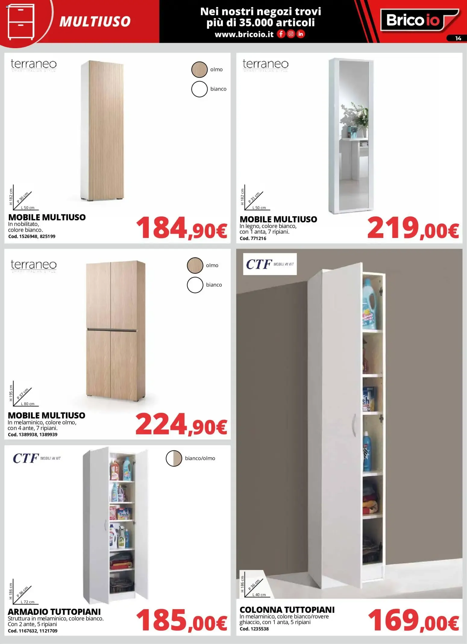 Nuovo Brico io volantino Arredo dal 01/10/2026 > offerte anteprima 🛍️ da 1 ottobre a 31 ottobre di 2026 - Pagina del volantino 14