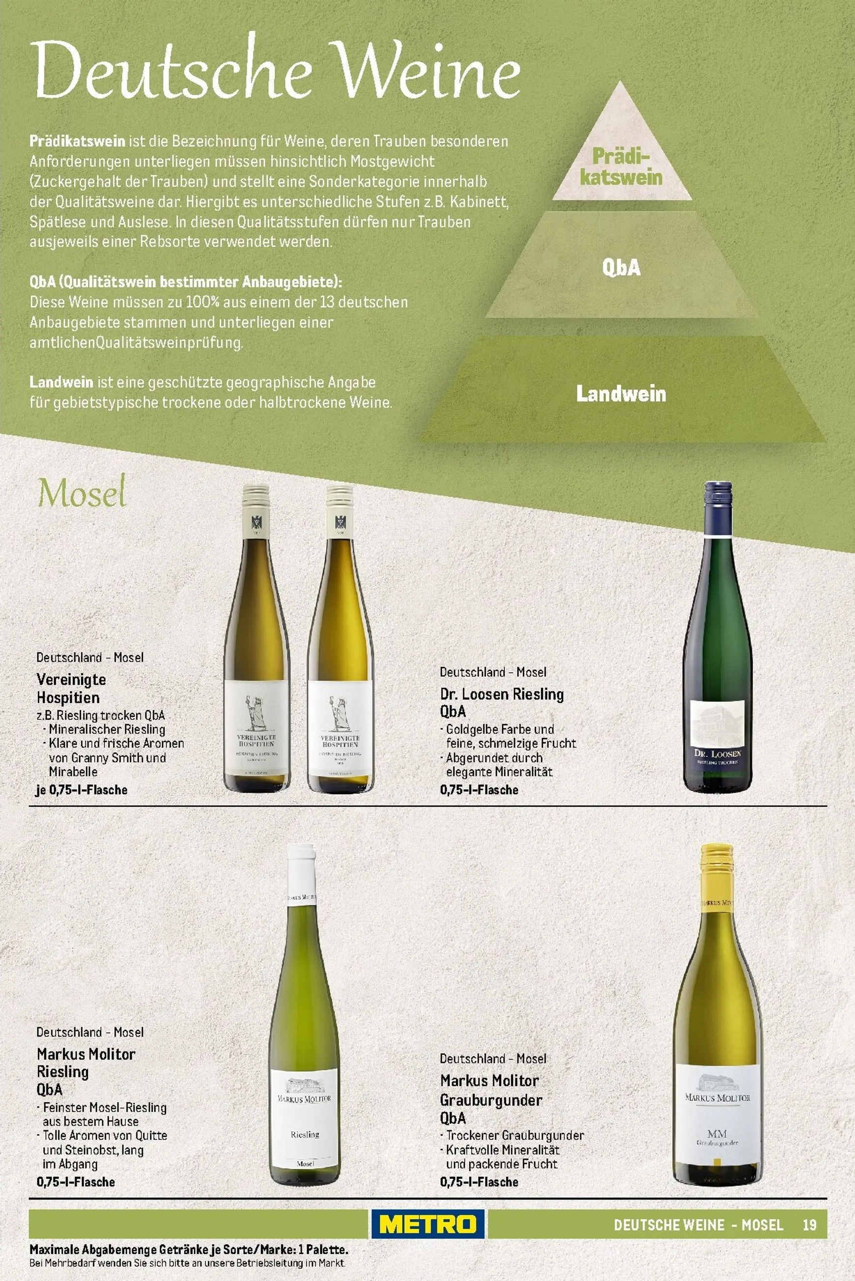 Sortimentskatalog Wein und Sekt für die perfekte Weinkarte von 1. November bis 30. September 2026 - Prospekt seite 20