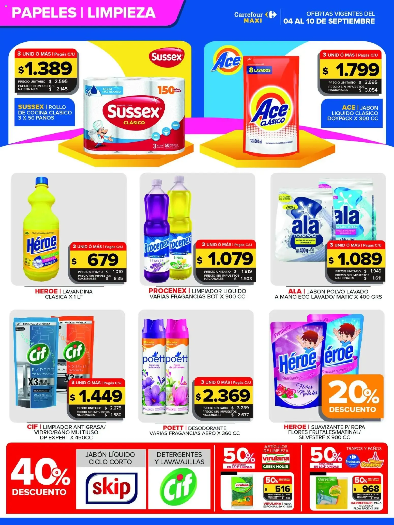 Ofertas de Carrefour Maxi catálogo del 04/09/2026 - 10/09/2026 4 de septiembre al 10 de septiembre 2026 - Página 4 del catálogo
