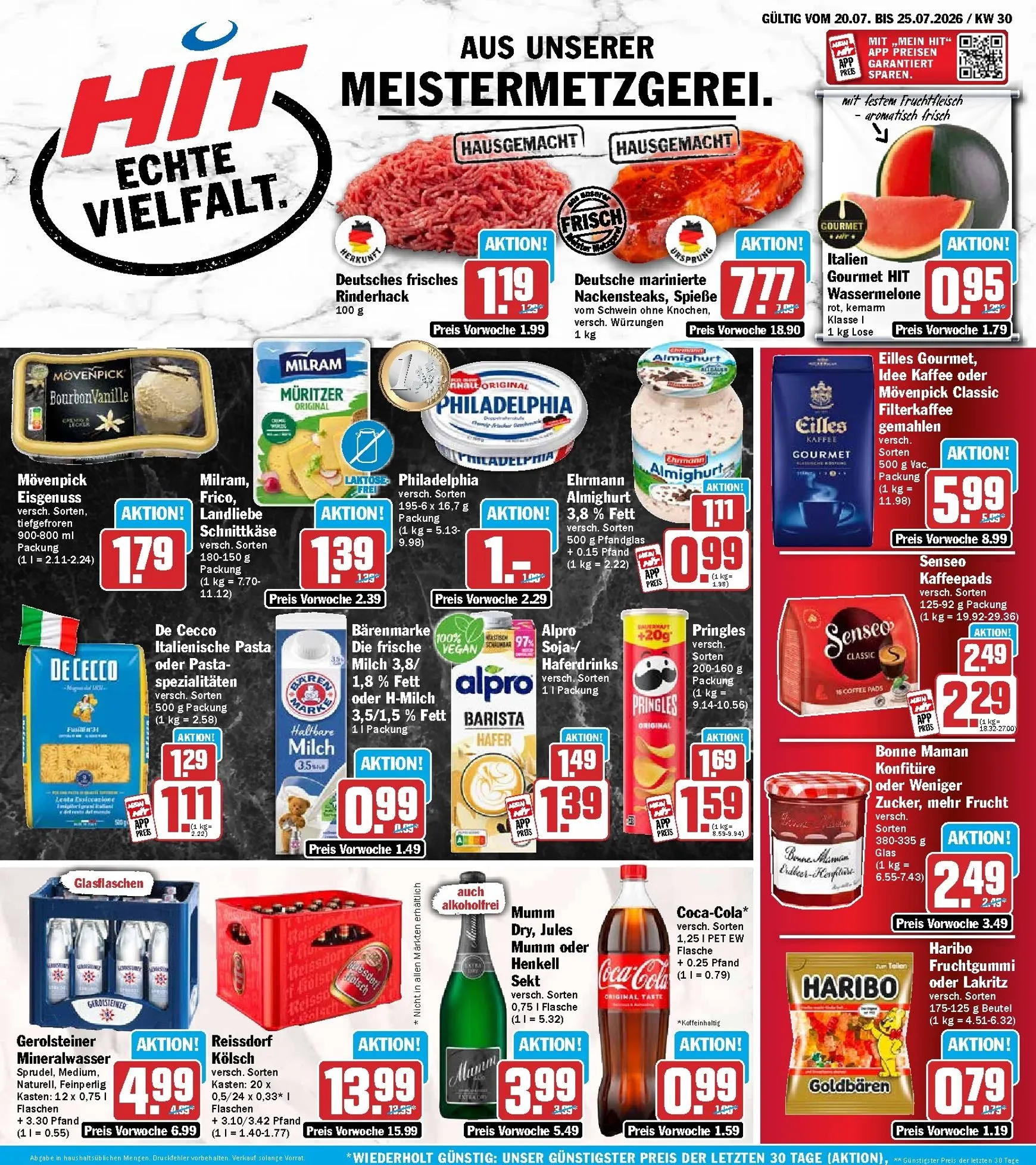 Hit Prospekt – von Montag 20.07.2026 bis Samstag 25.07.2026