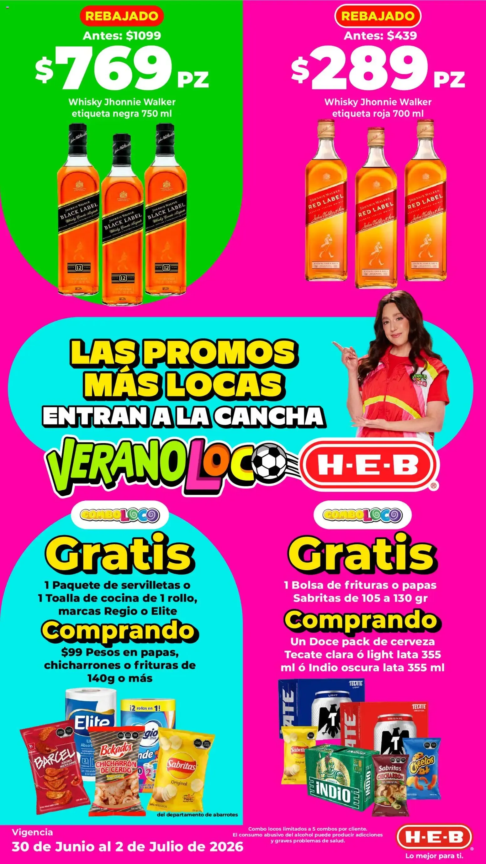 Catálogo de H-E-B folleto Las promos más locas (30/06/2026 - 02/07/2026) - catálogo en línea 30 de junio al 2 de julio 2026 - Pagina 2