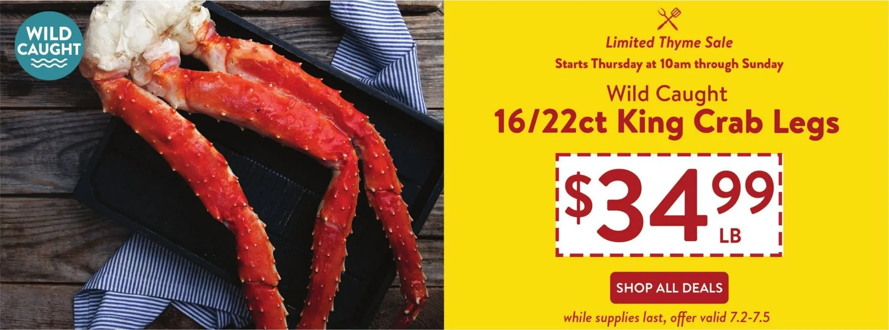 Weekly ad Limited Thyme Sale: Prime Boneless Ribeye Steak from July 2 to July 5 2026 - Page 7