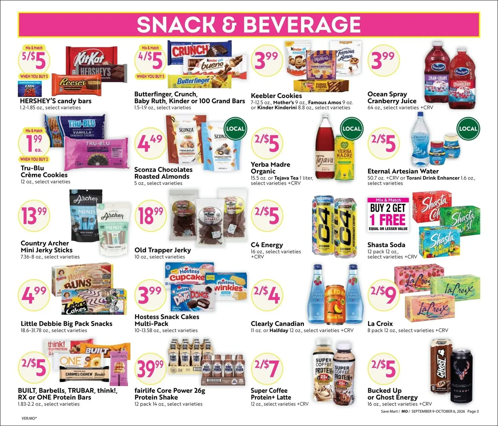 Weekly ad Current Save Mart - Steals & Deals leaflet valid from Wednesday 09/09/2026 to Tuesday 10/06/2026 from September 9 to October 6 2026 - Page 3