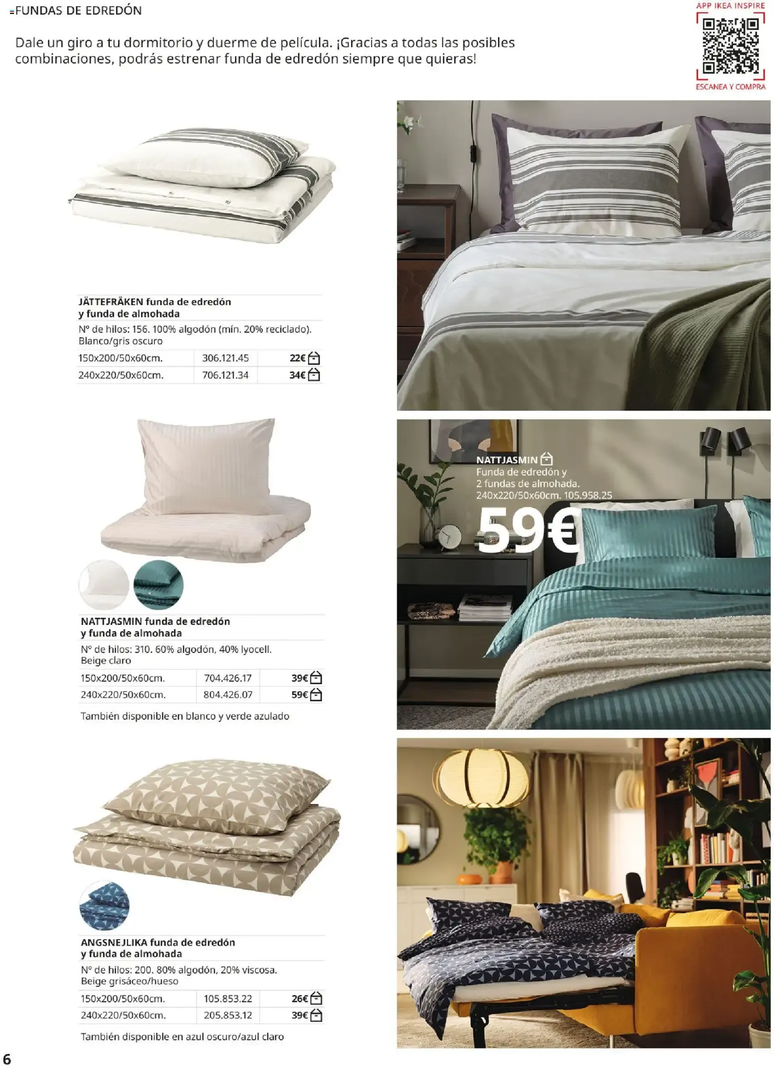 Catálogo de IKEA - Guía de Compra Ropa de cama 1 de septiembre al 31 de enero 2027 - Página 6