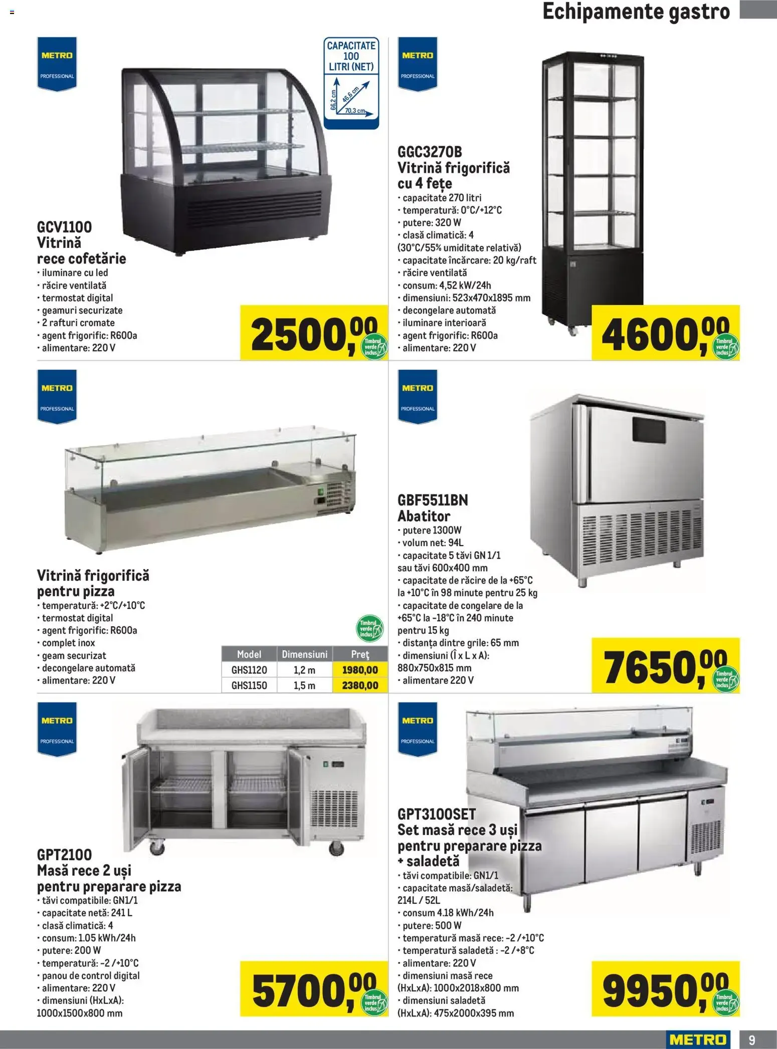 Catalog Metro Catalog Echipamente Pentru Horeca - Oferta 01.07.2026 - 30.09.2026 de la 1 iulie până la 30 septembrie 2026 - Revista Pagina 9